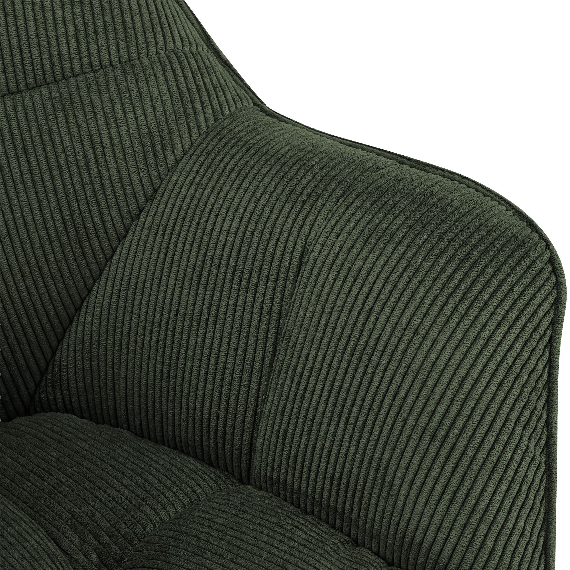 Silla de comedor Milford de pana: comodidad elegante y diseño moderno para tu hogar