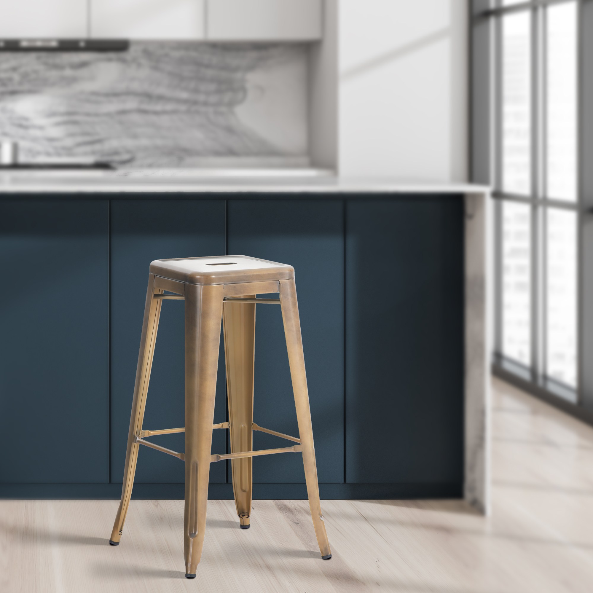 Juego de 4 taburetes de bar Joshua