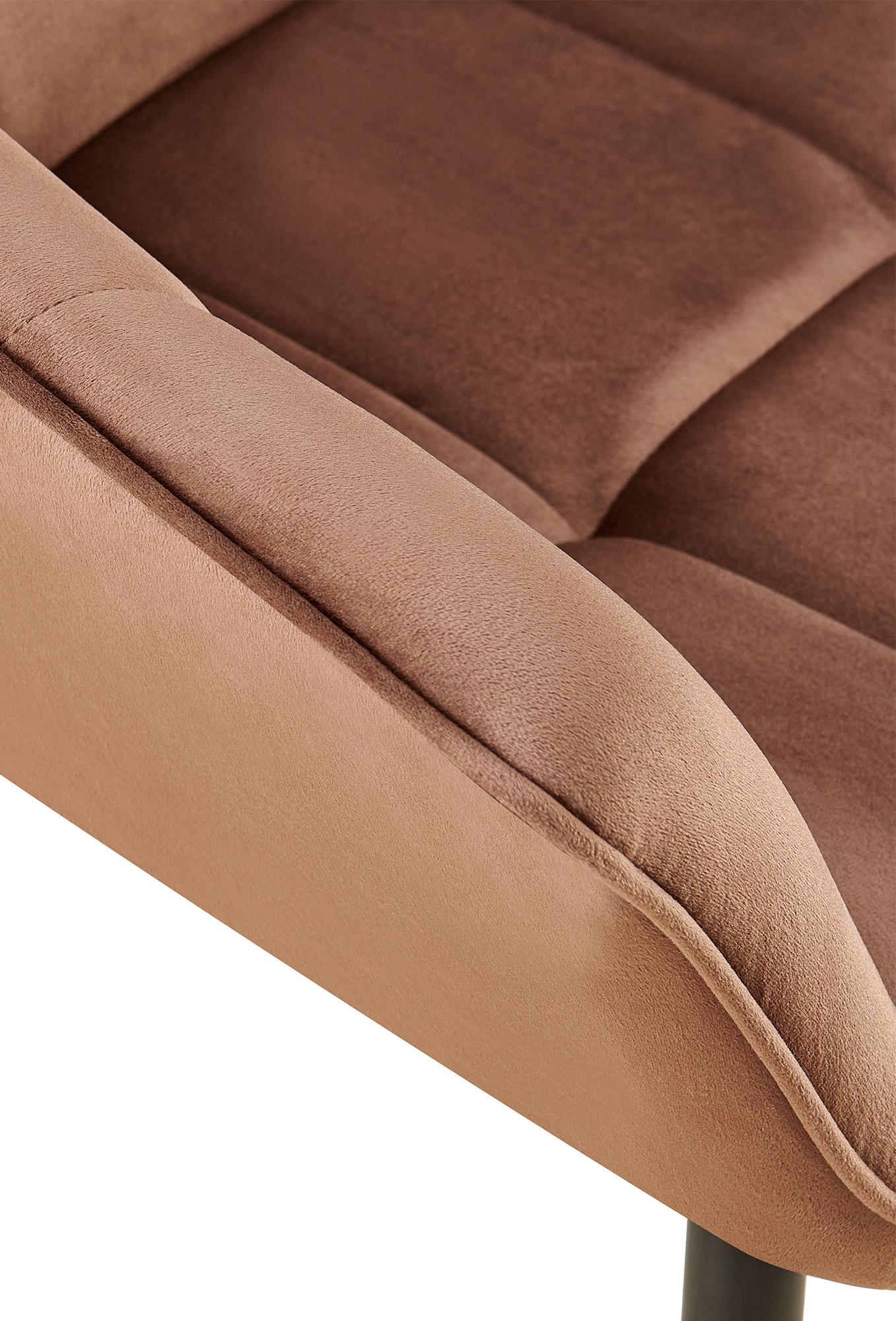 Set de 2 sillas de comedor Rosevilla en terciopelo