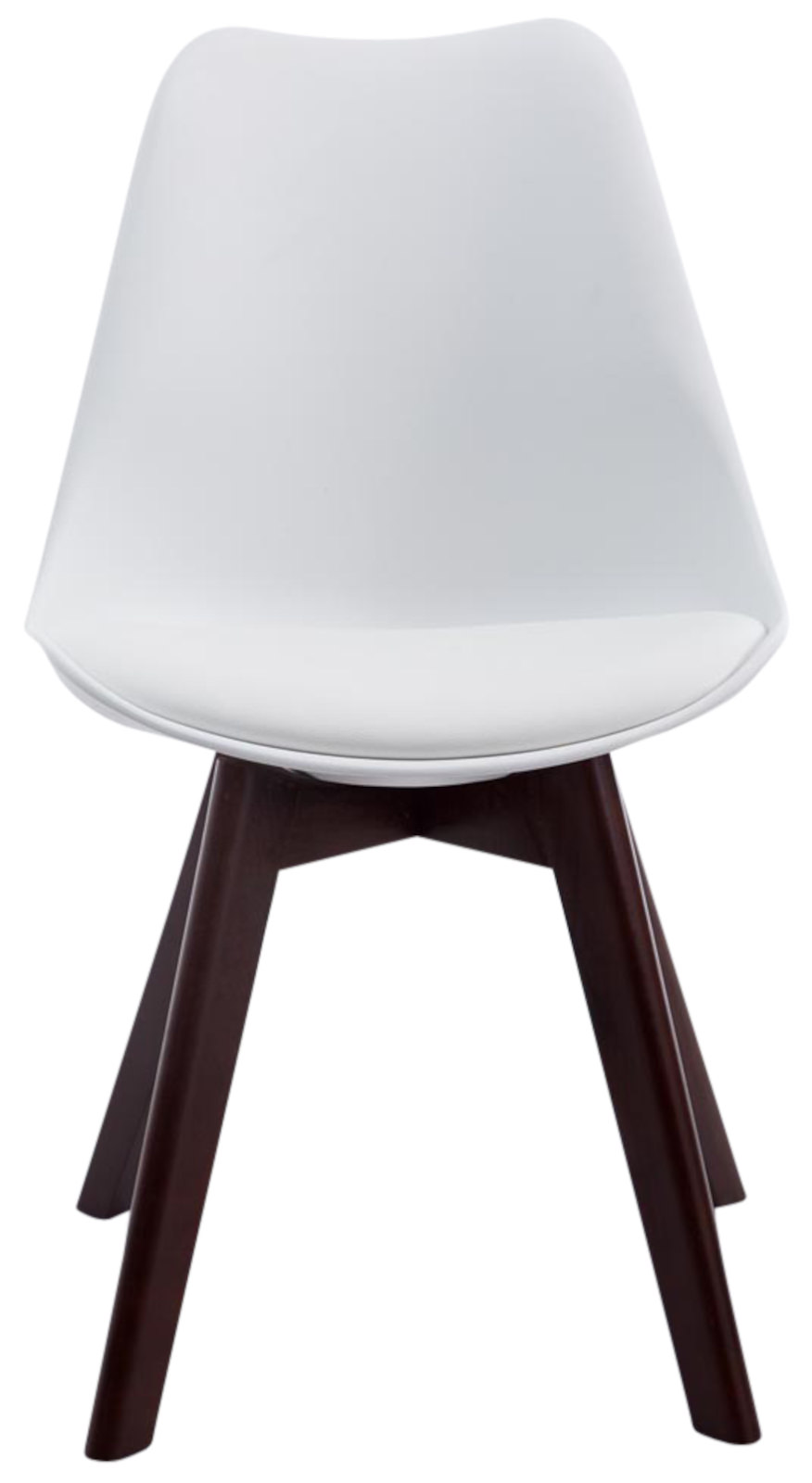 Set de 4 sillas de comedor Borneo en polipiel