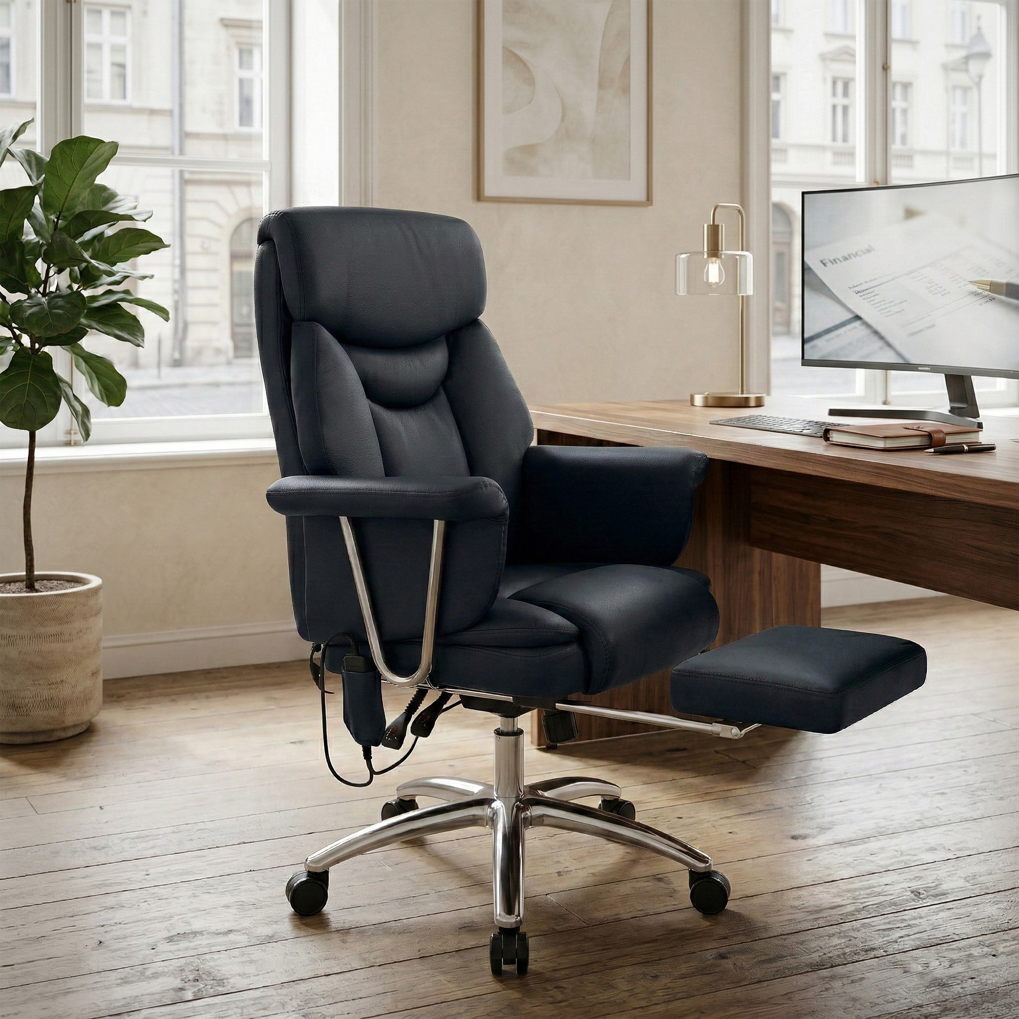 Silla de oficina Dahra con funcion de masaje
