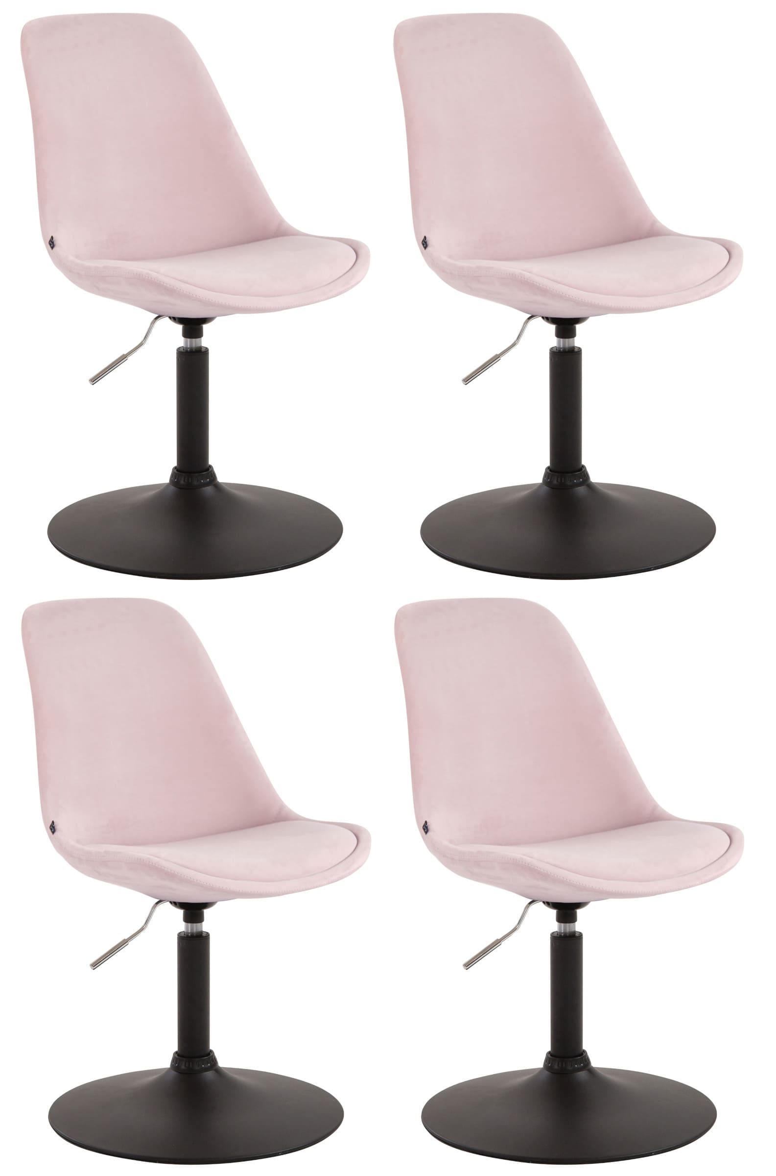 Set de 4 sillas Lounge Maverick en terciopelo