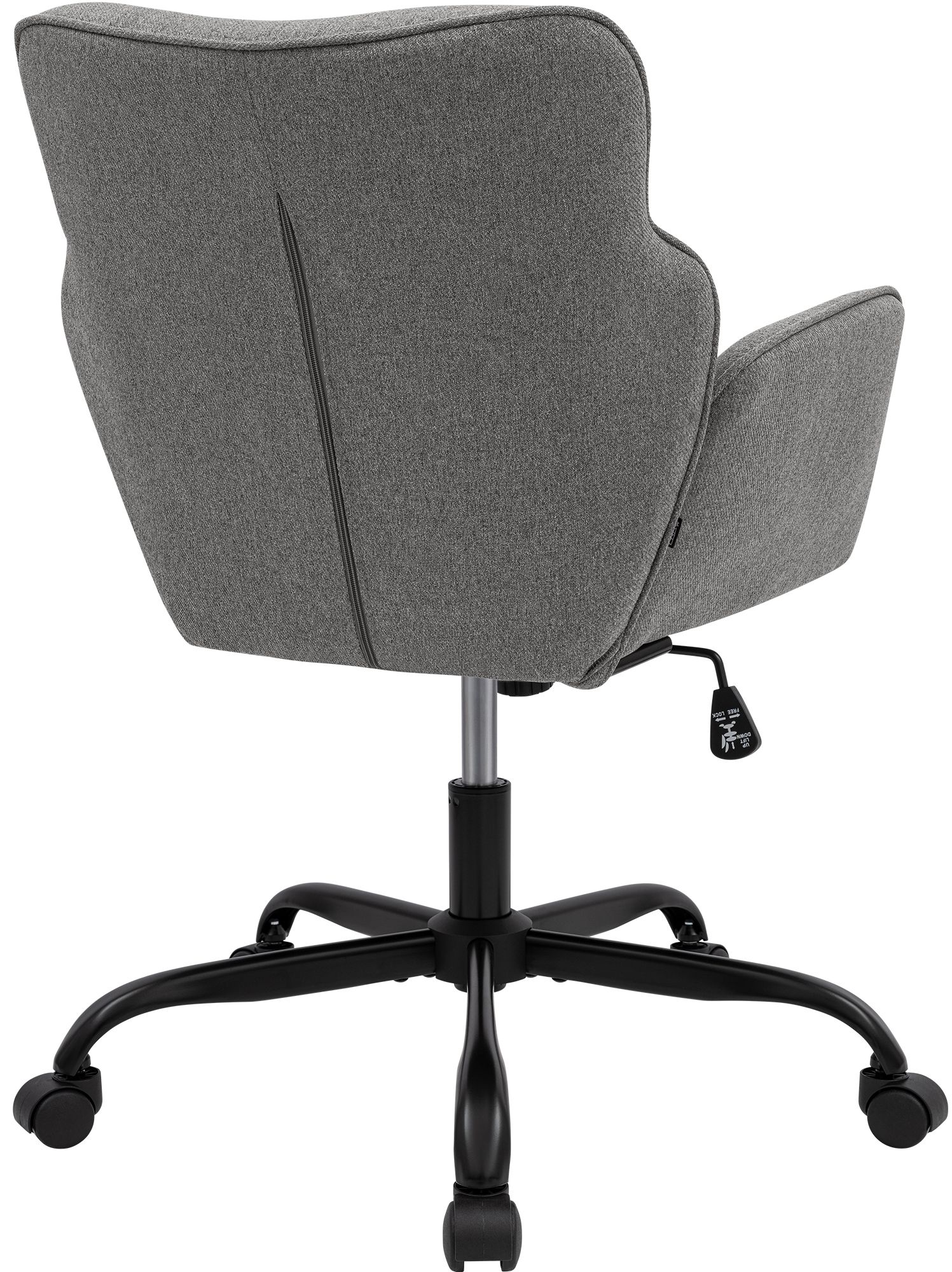Silla de oficina Amado con tapizado en tela