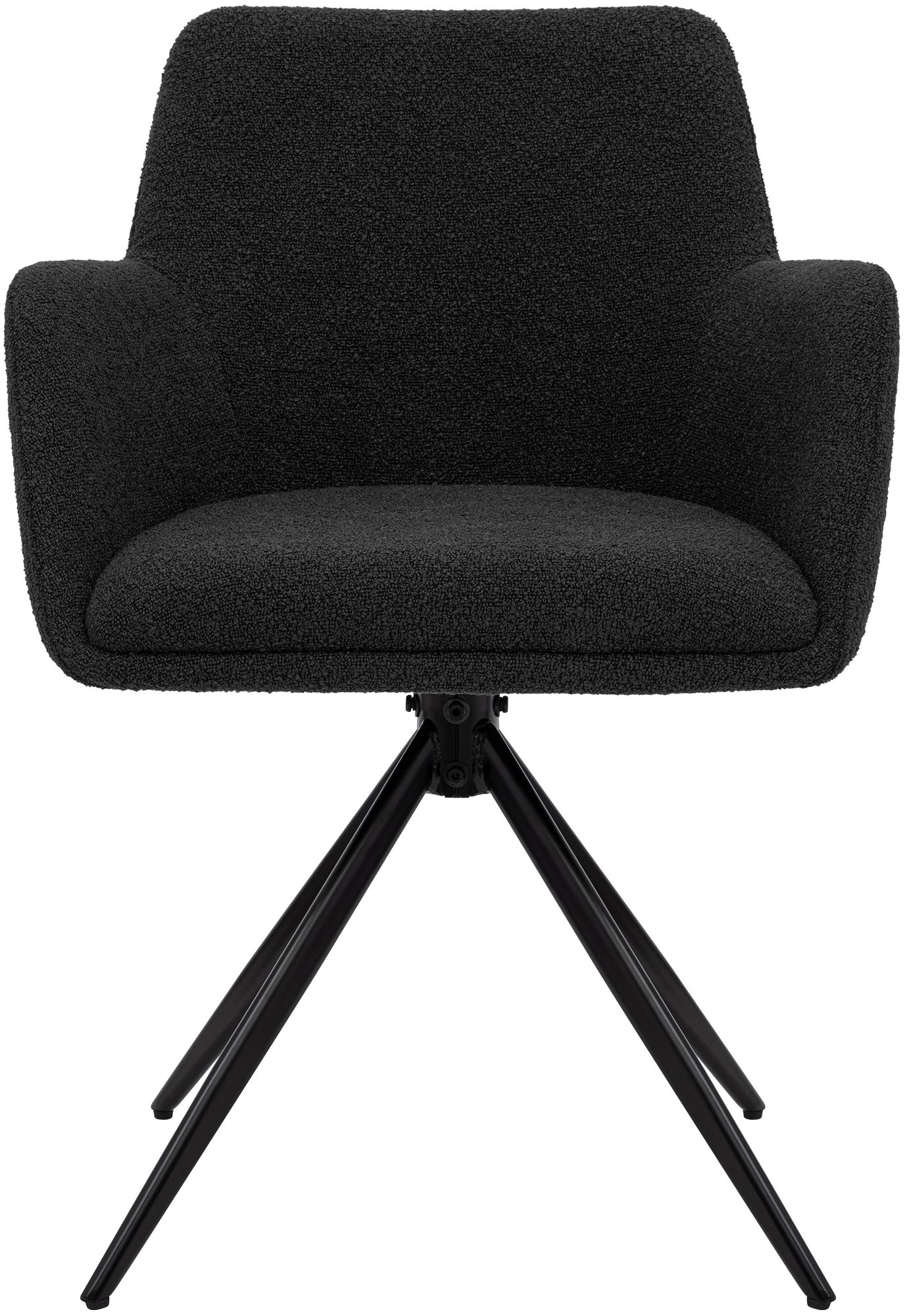 Silla de Comedor Olema de Tejido de Peluche