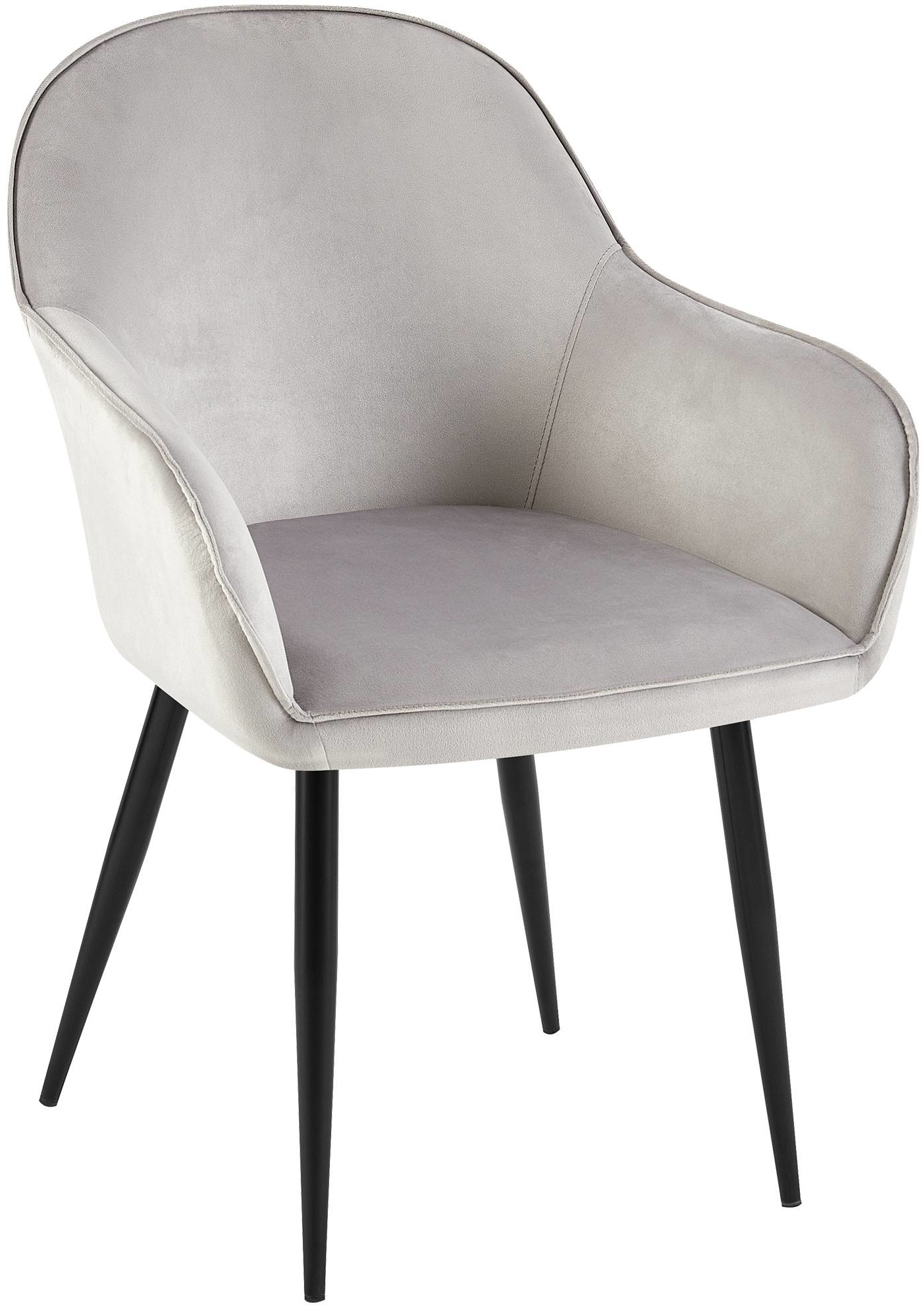 Silla de comedor Boise en terciopelo