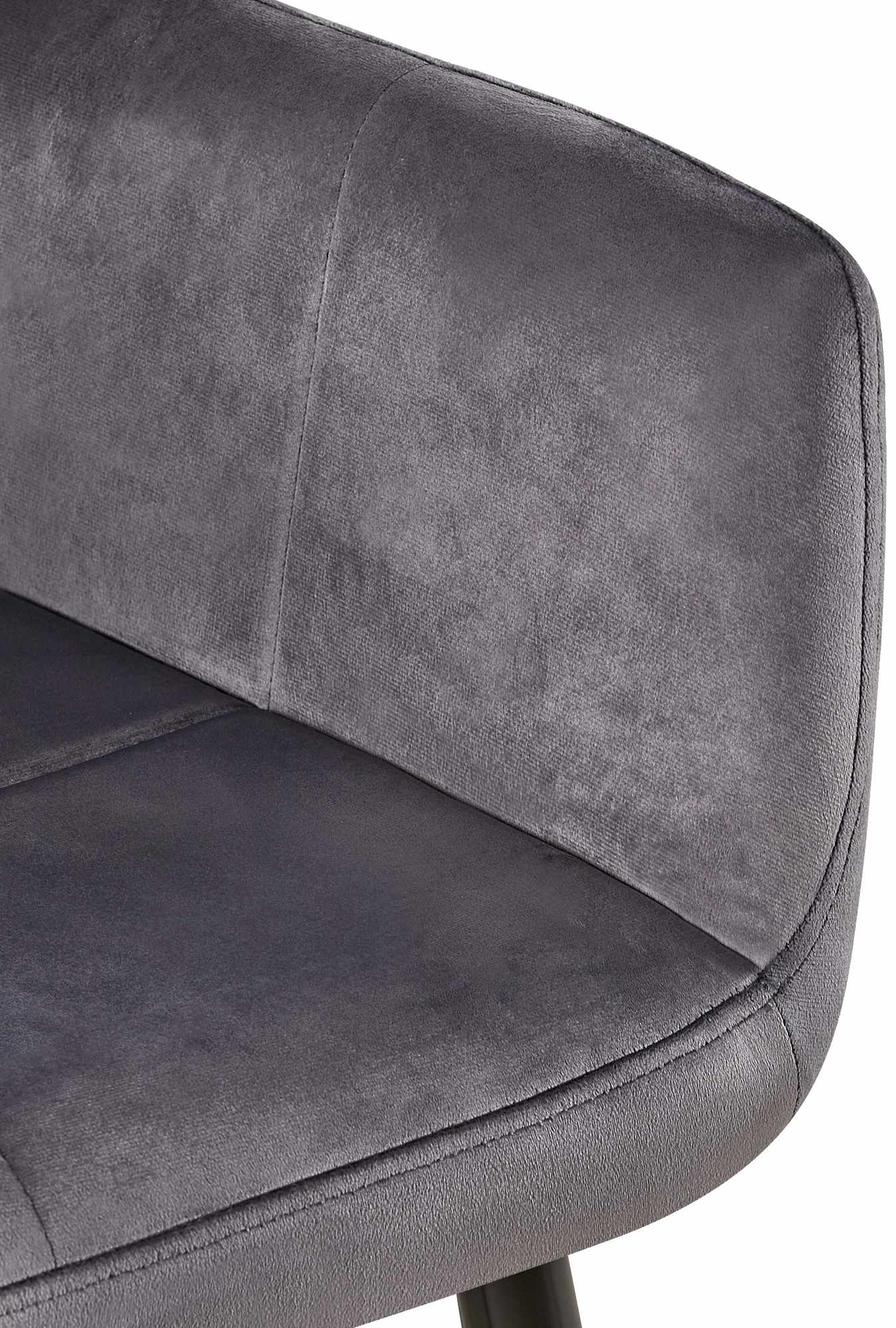 Silla de salón Emia en terciopelo