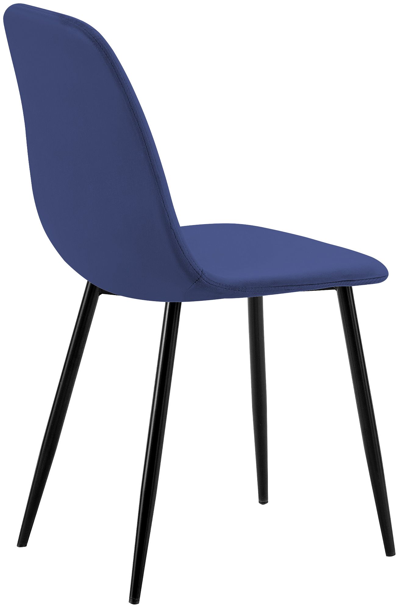 Juego de 4 sillas de comedor Baxter de terciopelo
