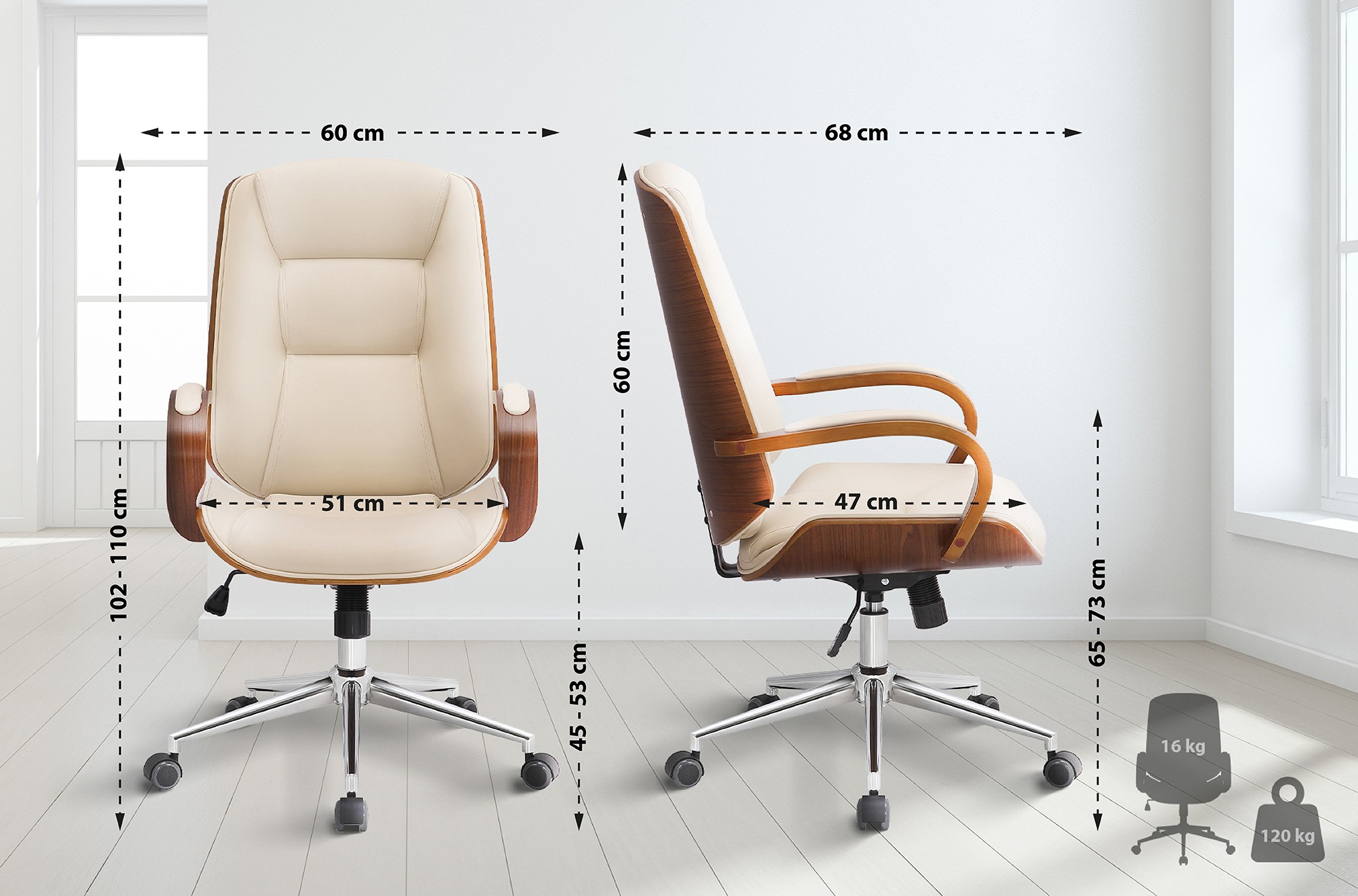 Silla de oficina Yankton