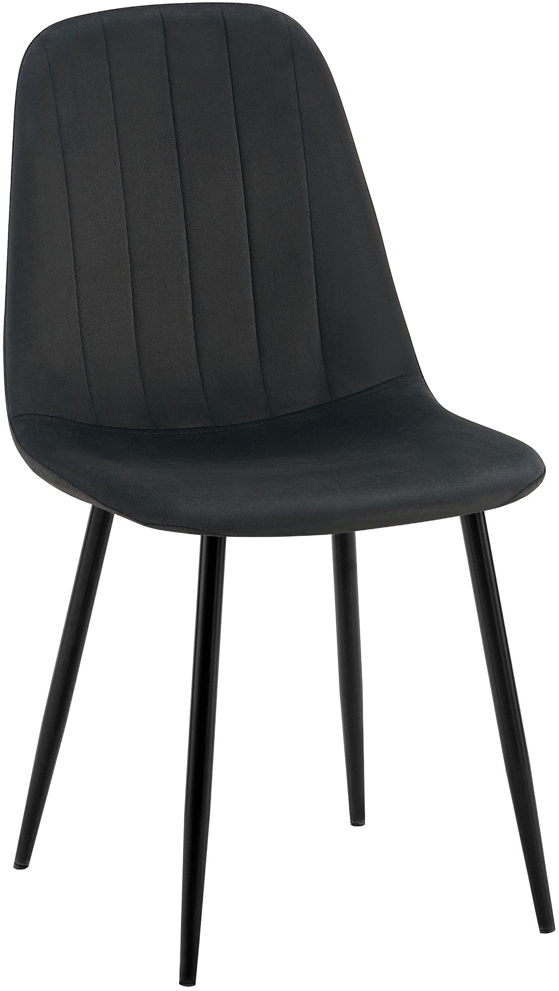 Silla de comedor Baxter de terciopelo