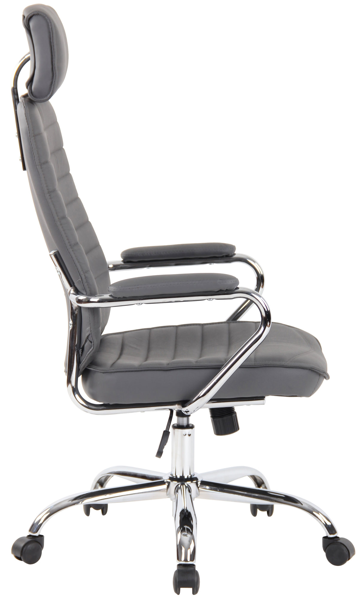 Silla de oficina Rako de cuero auténtico