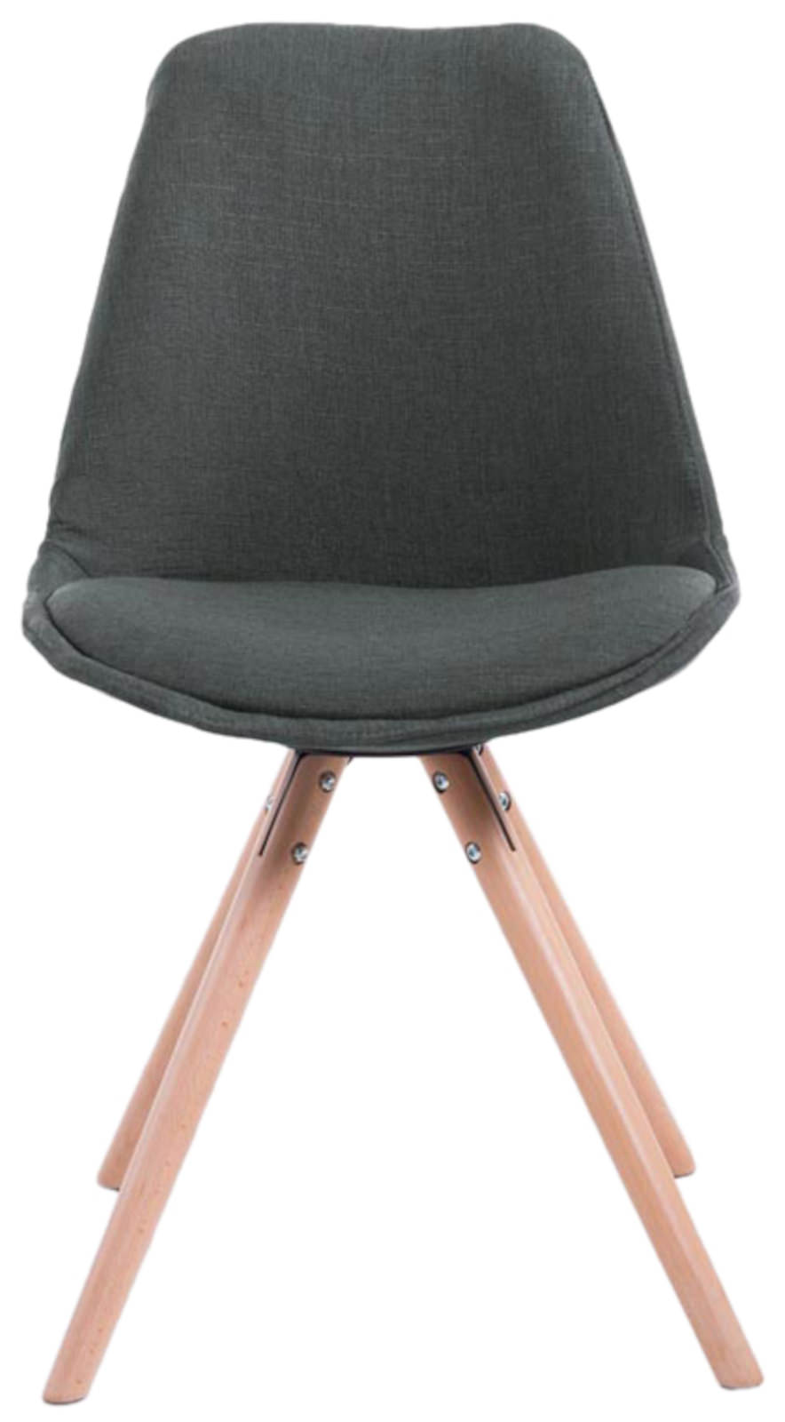 Set de 4 sillas de comedor Toulouse en tela