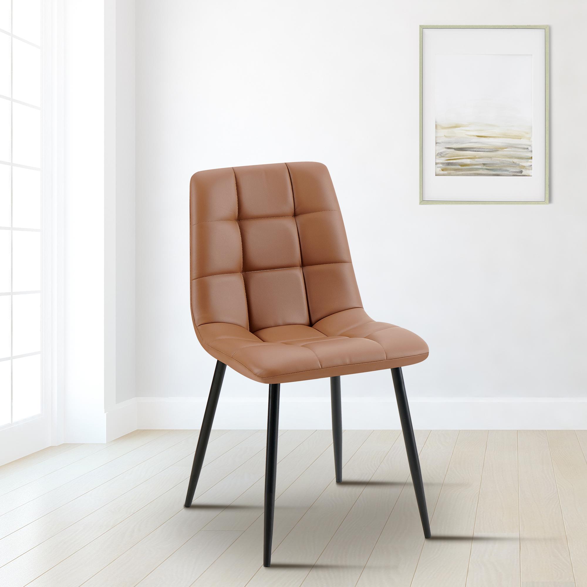 Silla de comedor Antibes tapizada en polipiel