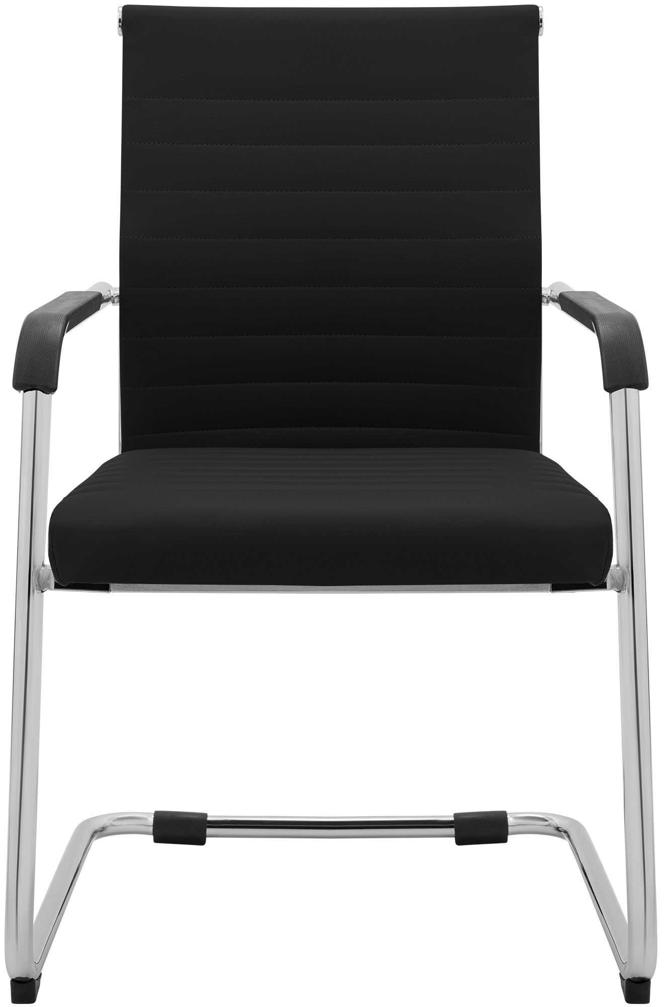 Silla cantilever Hakon en imitación de cuero elegante y cómoda para tu comedor o oficina
