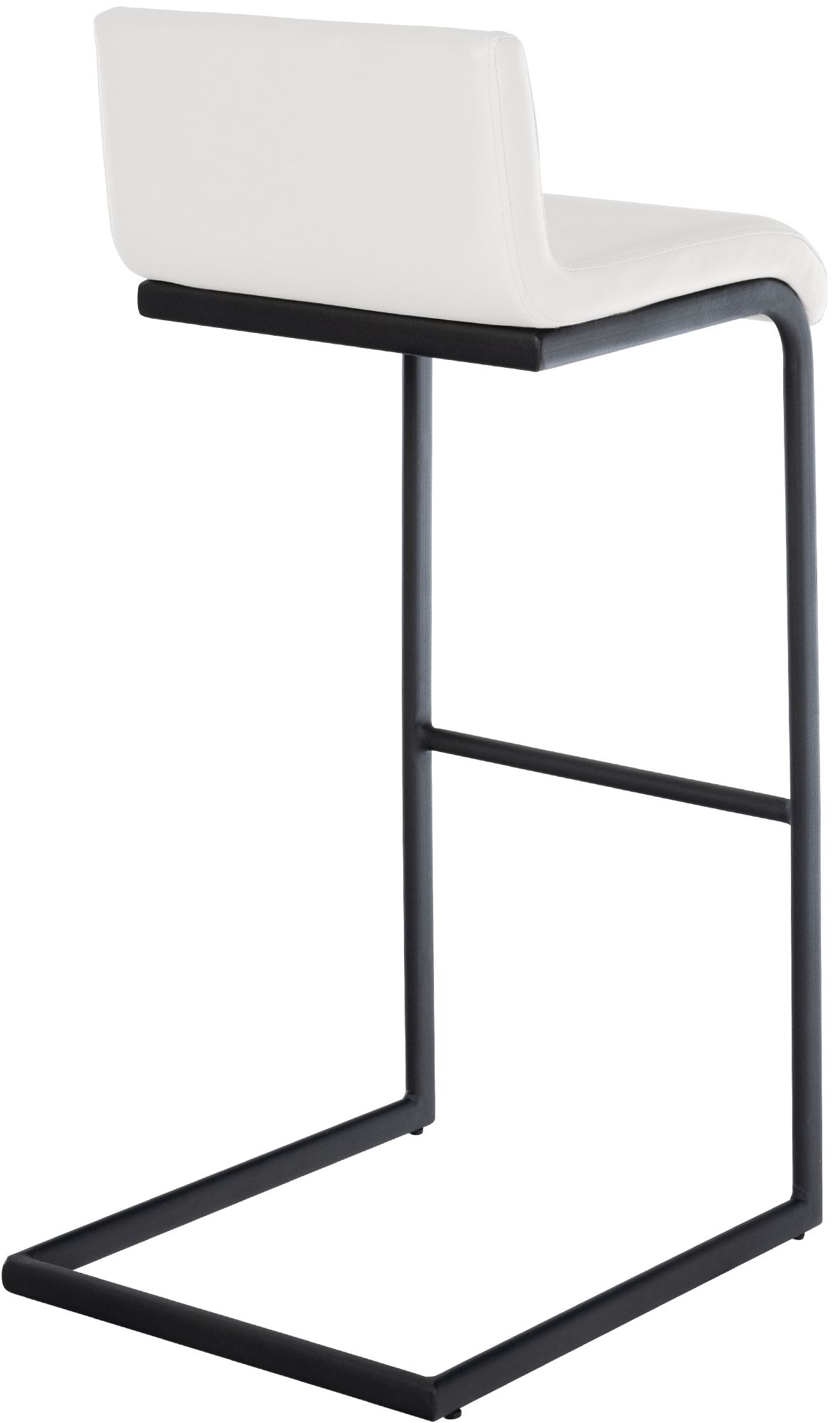 Set de 2 Taburetes de Bar Newport, Estructura de Metal Negro