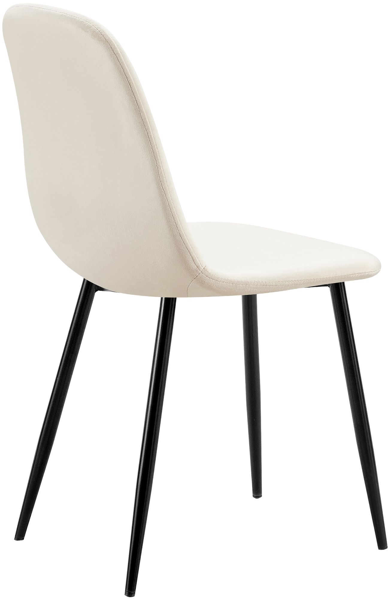 Juego de 4 sillas de comedor Baxter de terciopelo