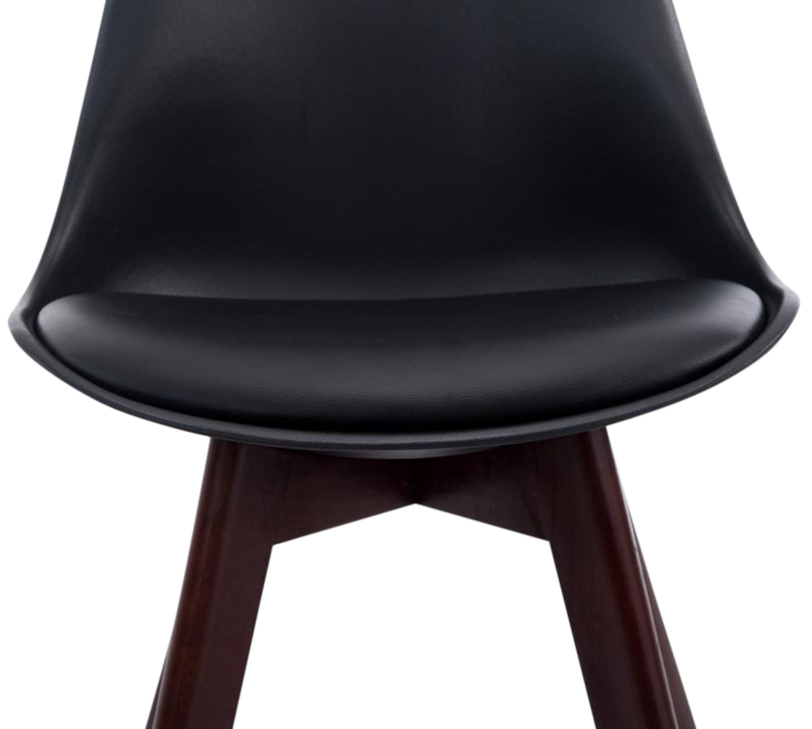 Set de 4 sillas de comedor Borneo en polipiel