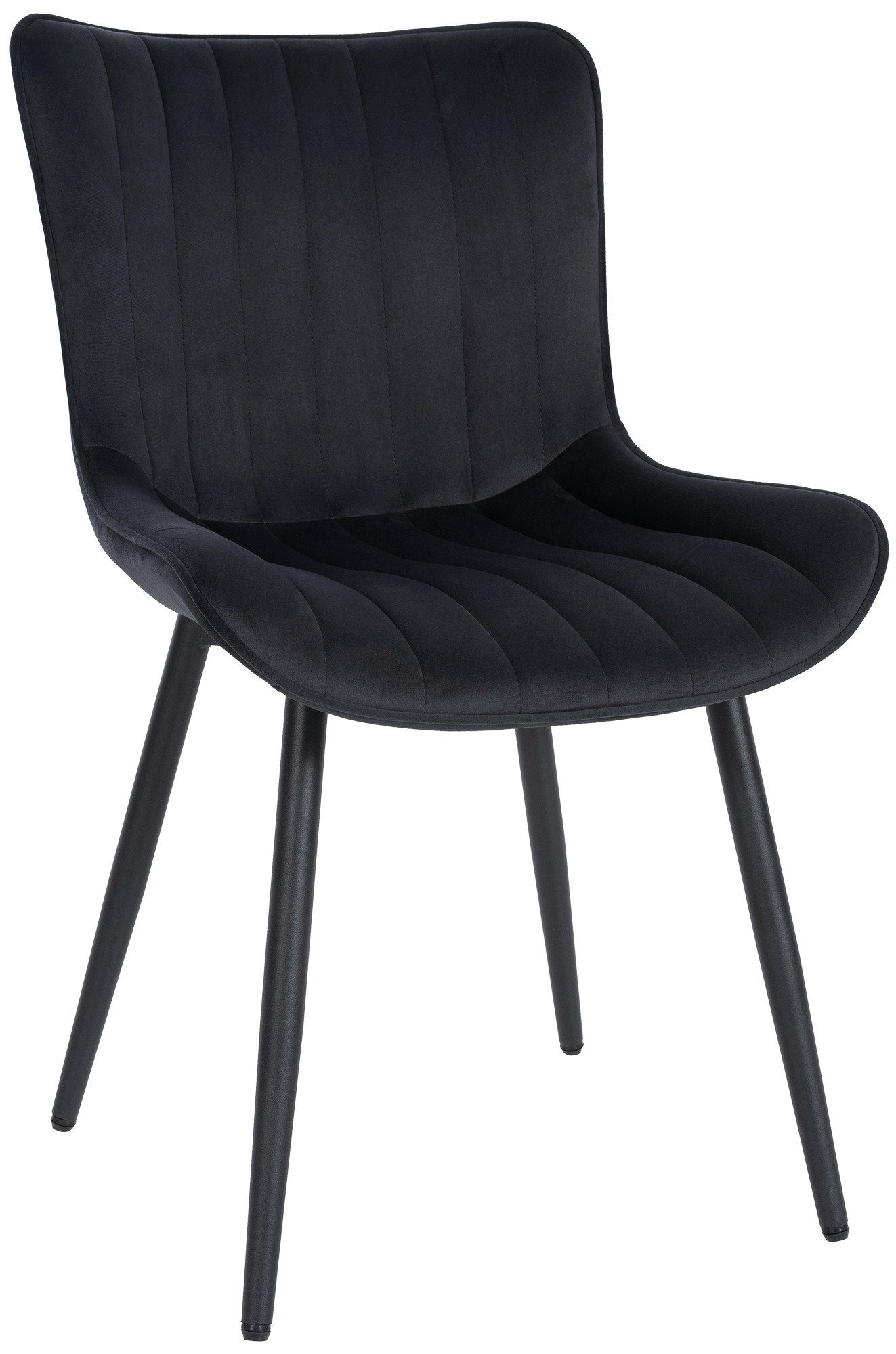 Silla de comedor Largo en terciopelo o polipiel
