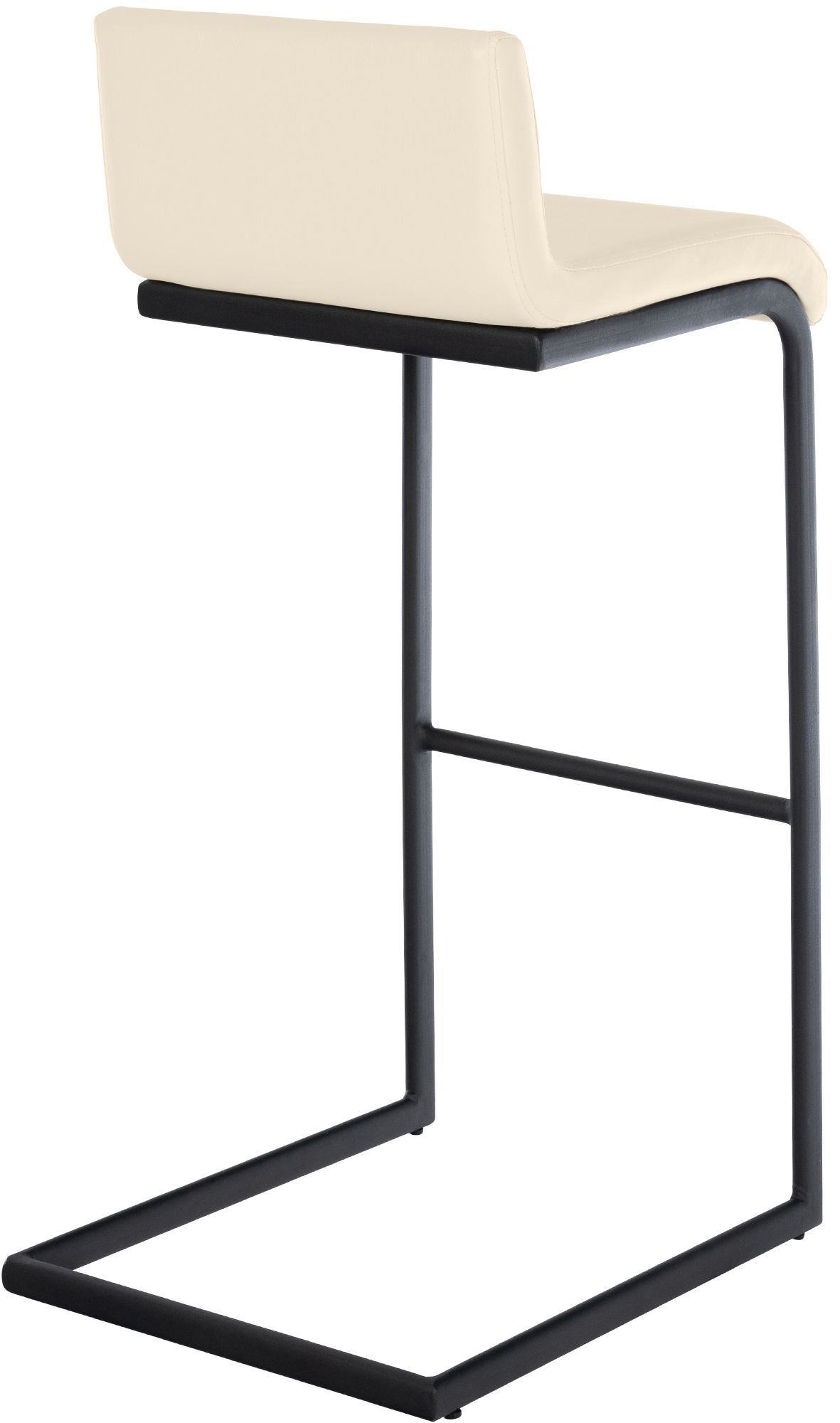 Set de 2 Taburetes de Bar Newport, Estructura de Metal Negro