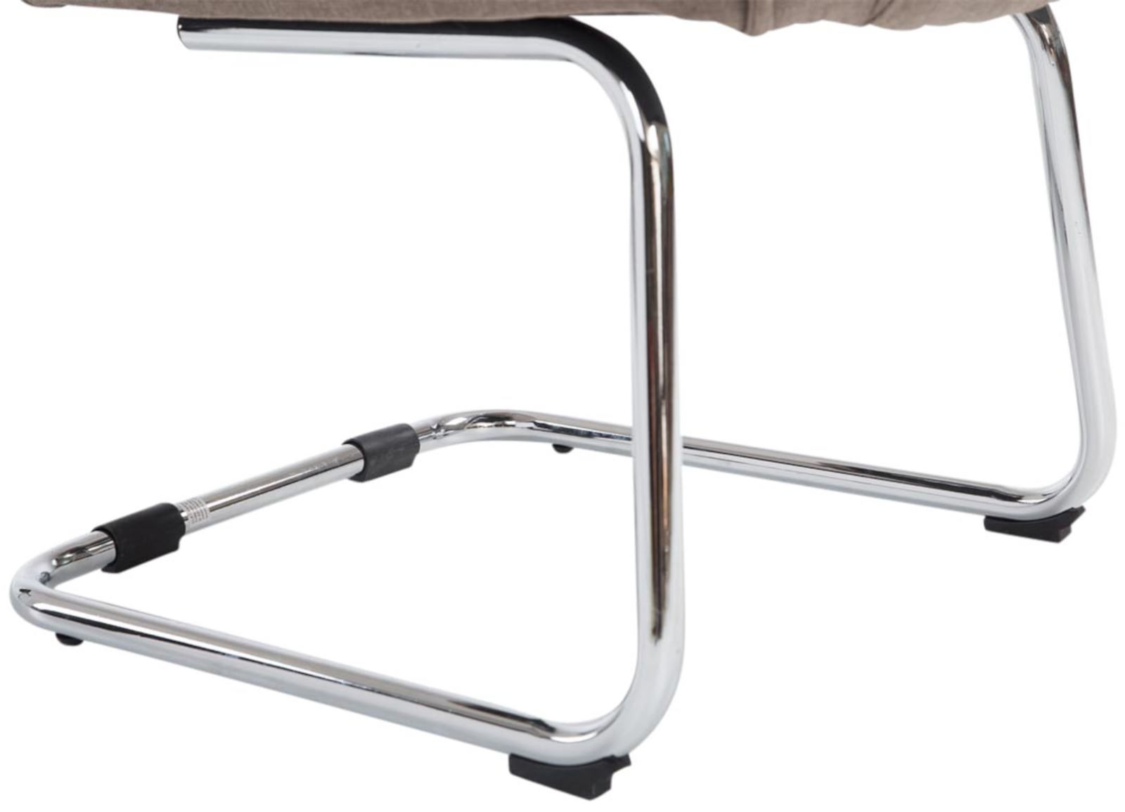 Set de 2 sillas cantilever XXL Attila en tela