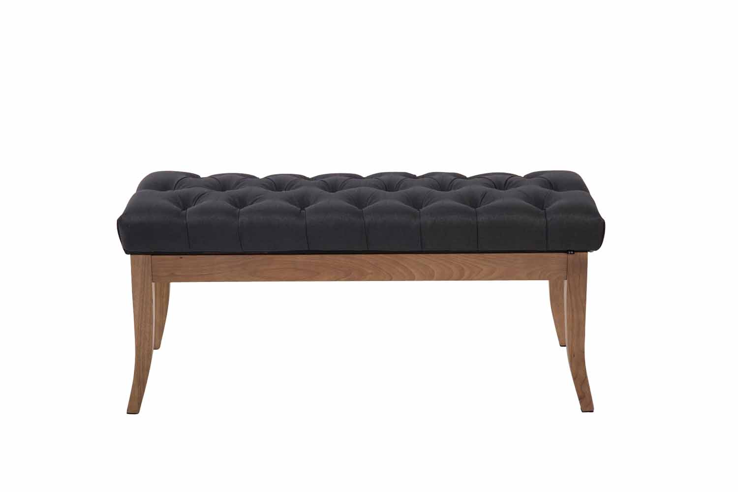 Banco Recibidor Ramses En Tela & Madera Clara
