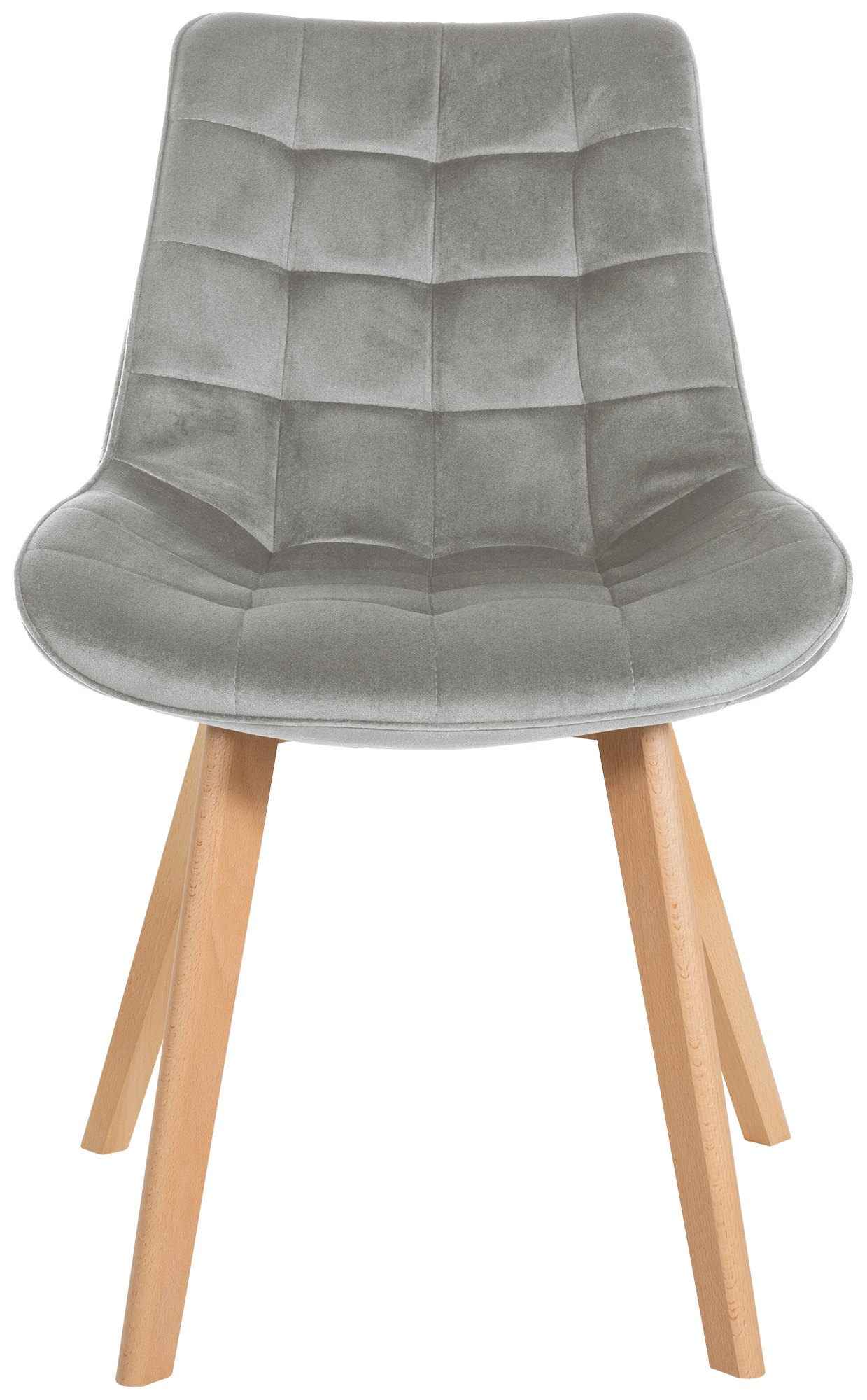 Silla de comedor Brook en terciopelo