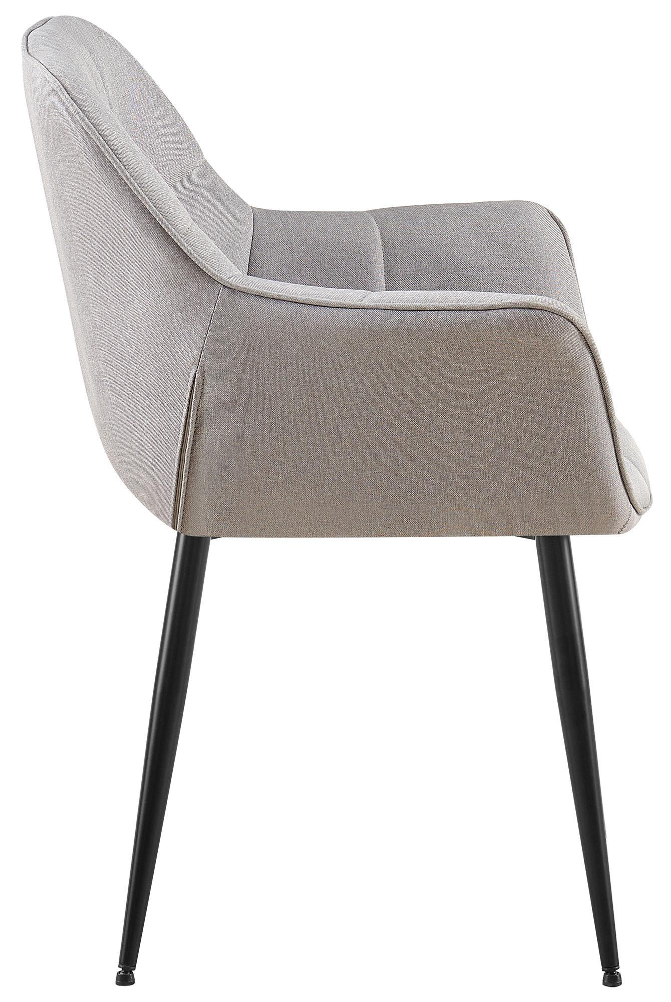 Silla de comedor Roseville en tela o polipiel