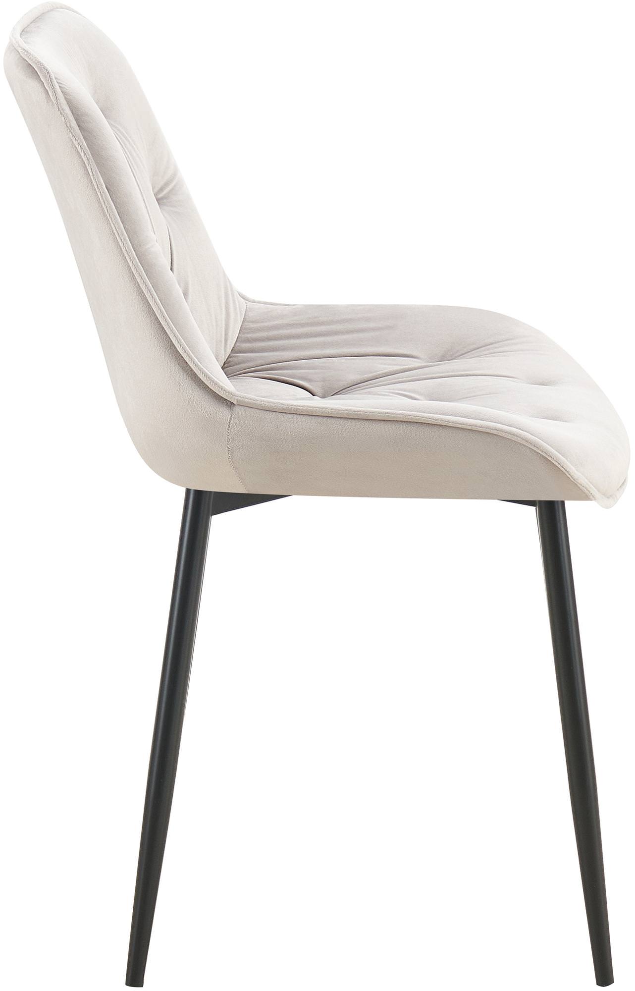 Silla de comedor Wallace de terciopelo