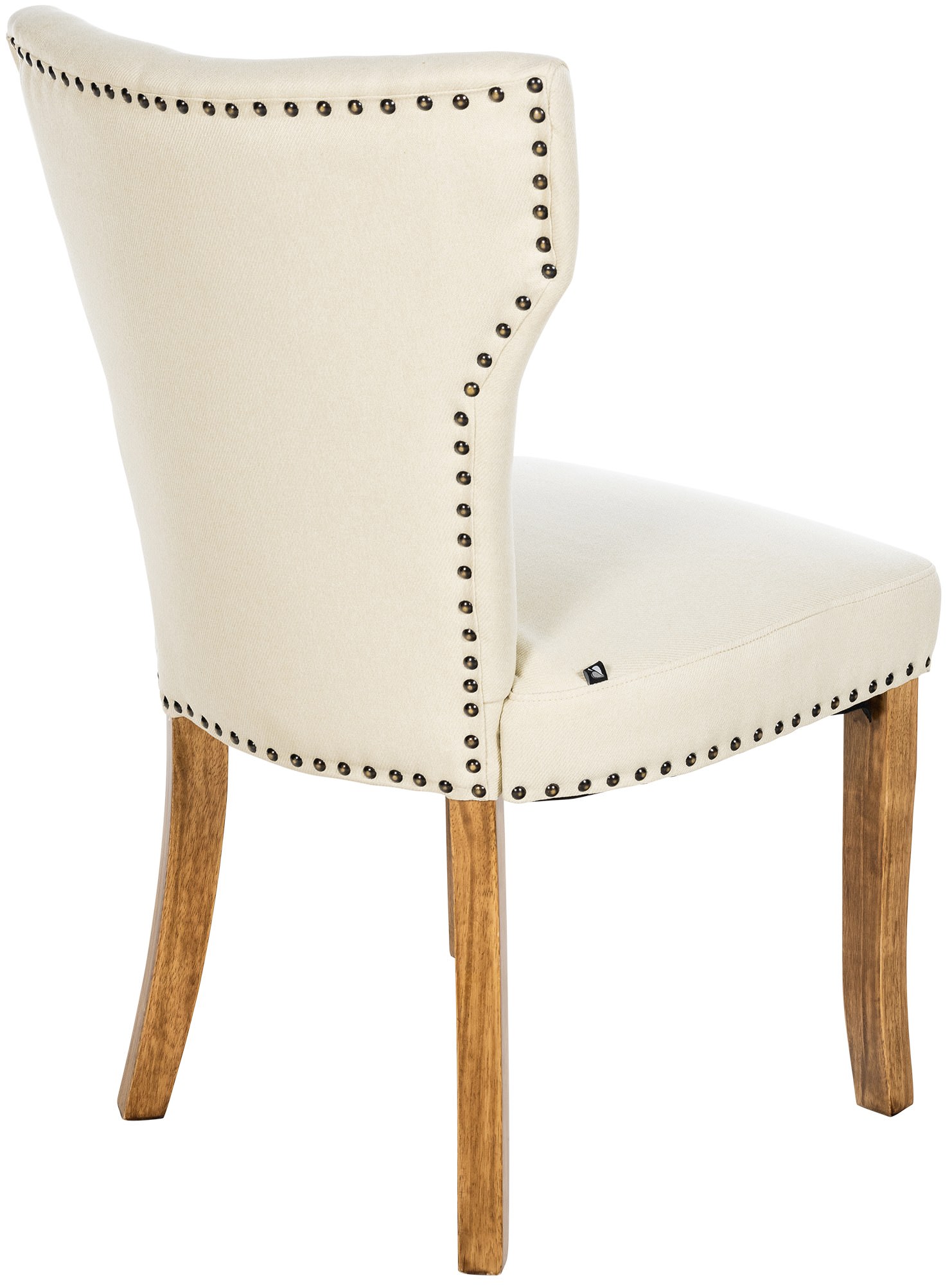 Set de 2 sillas de comedor Zadar en tela
