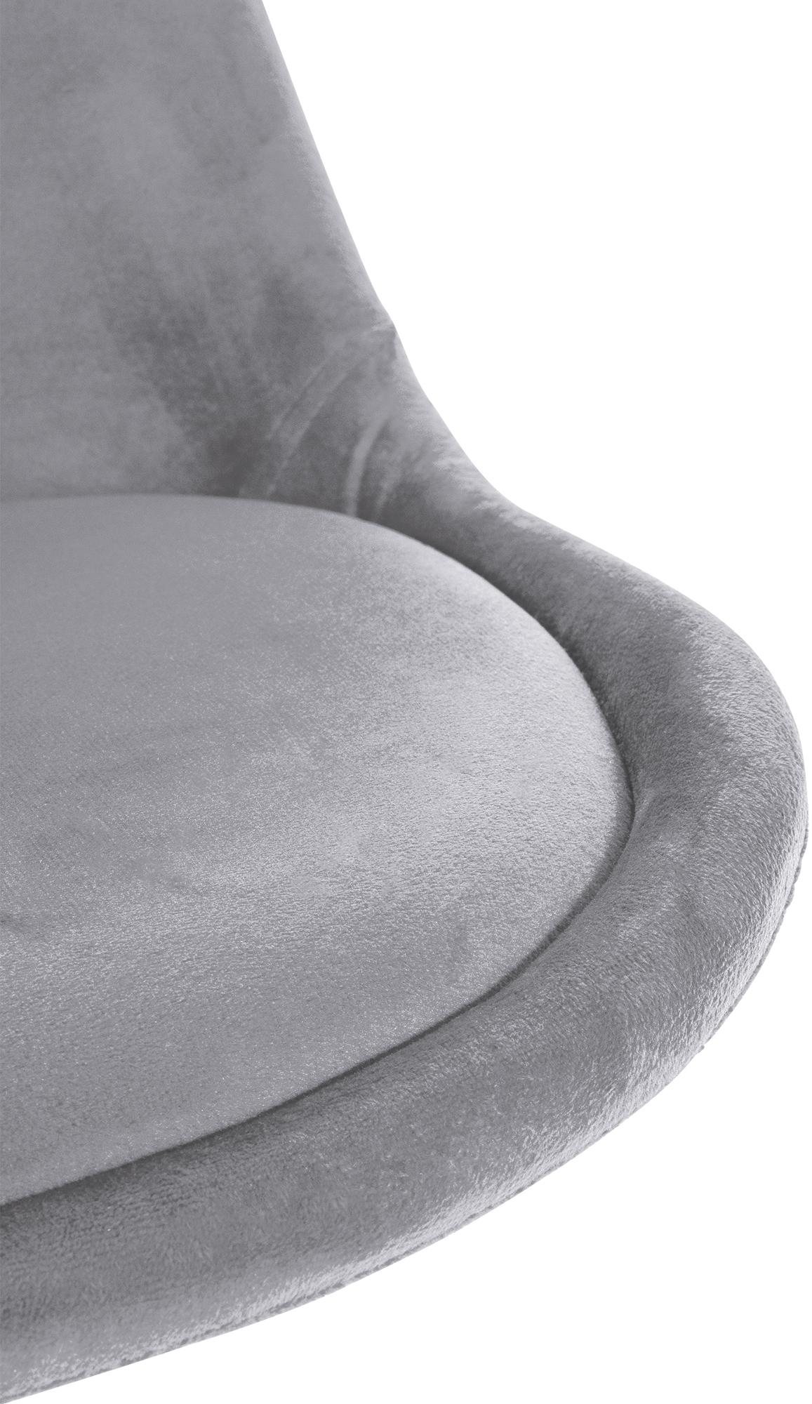 Silla de salón Sofia tapizada en terciopelo