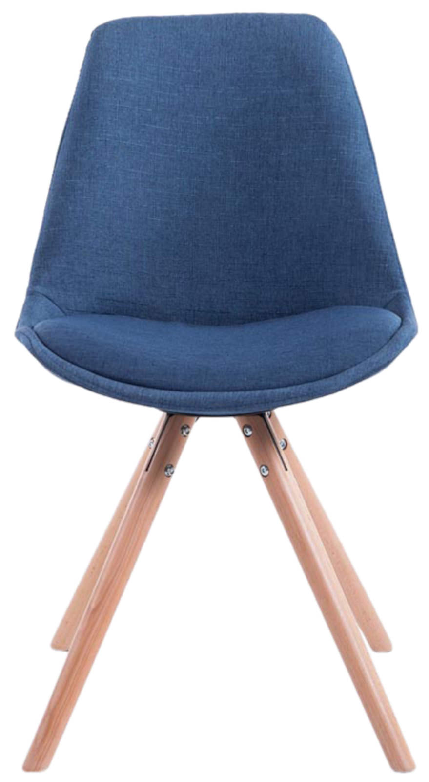 Set de 4 sillas de comedor Toulouse en tela
