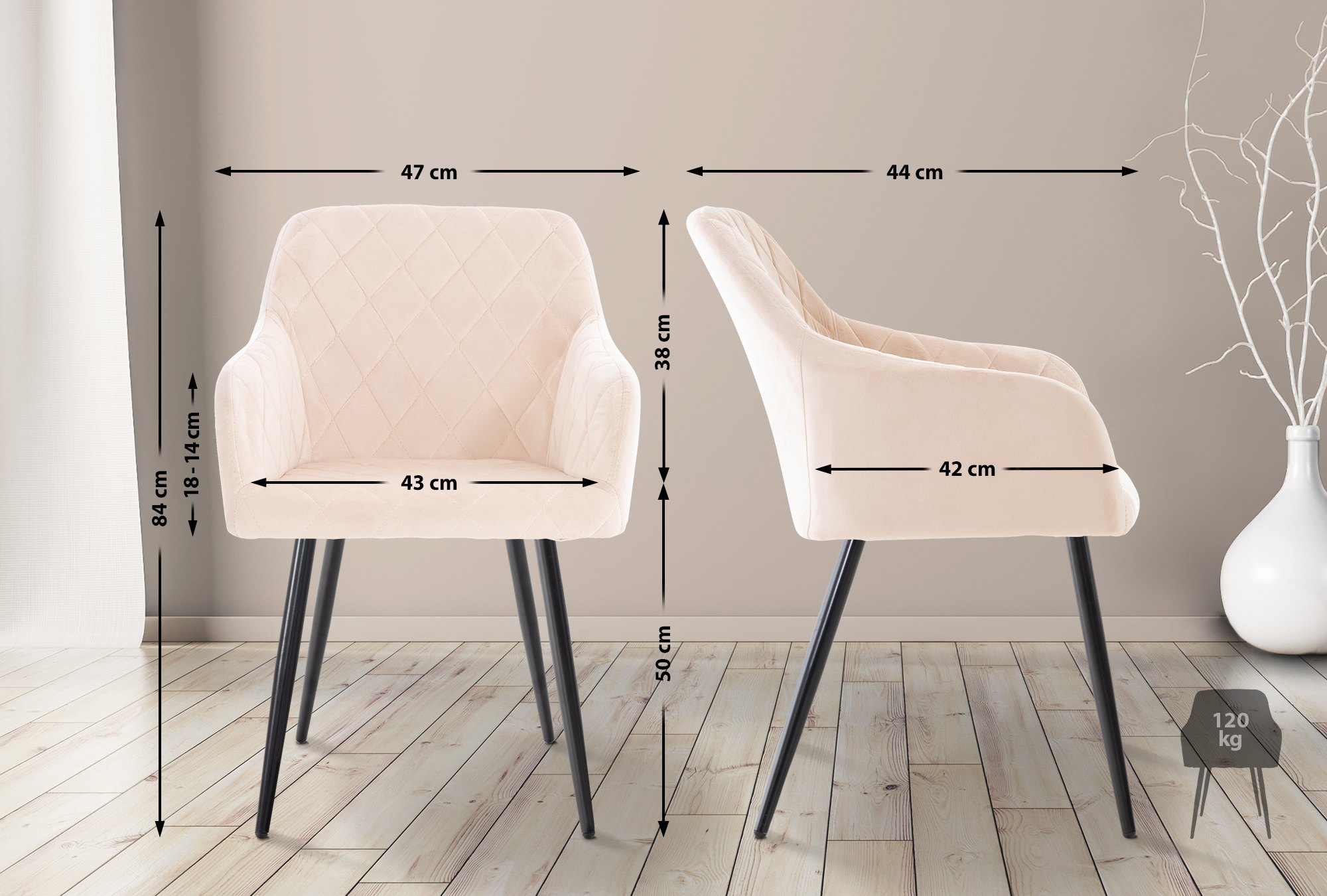 Silla de comedor Shila