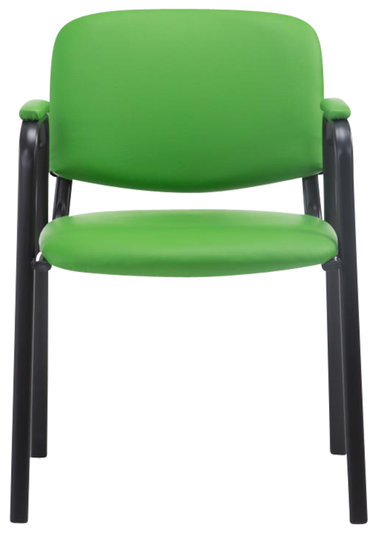 Set de 4 sillas apilables Ken Pro de piel sintética