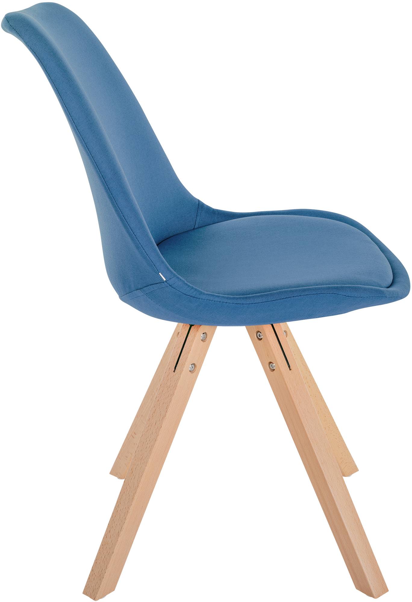 Silla de salón Sofia tapizada en tela