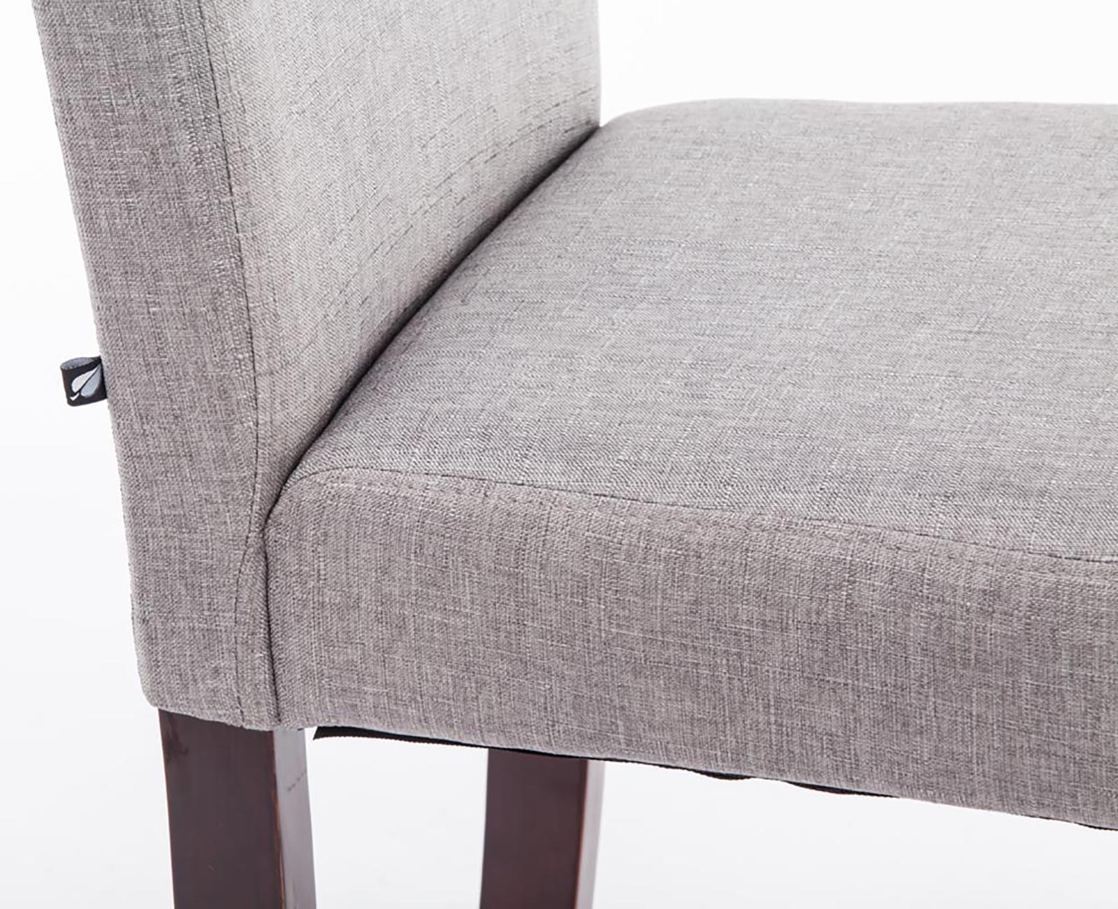 Juego de 2 sillas de comedor Ina de tela