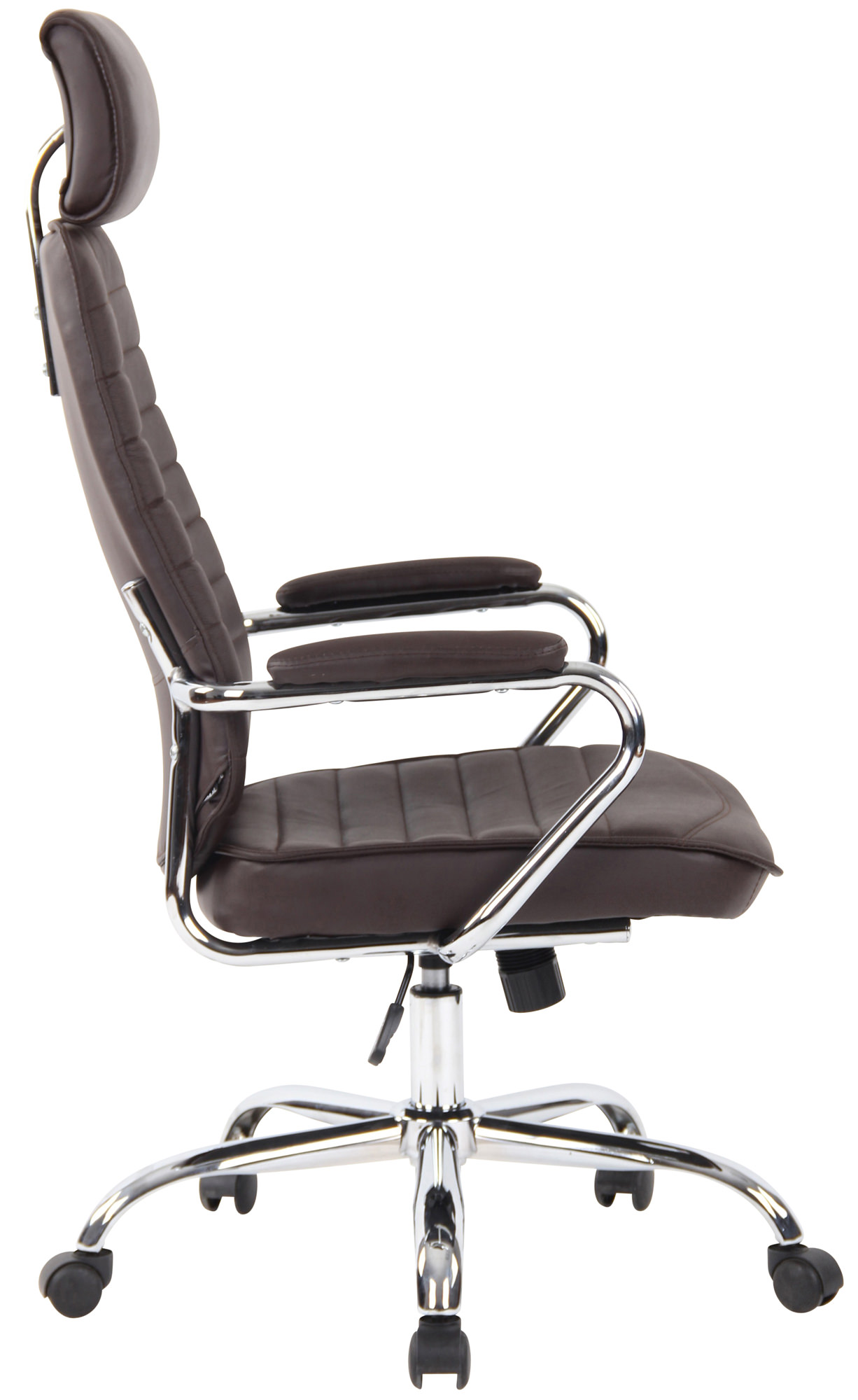 Silla de oficina Rako de cuero auténtico