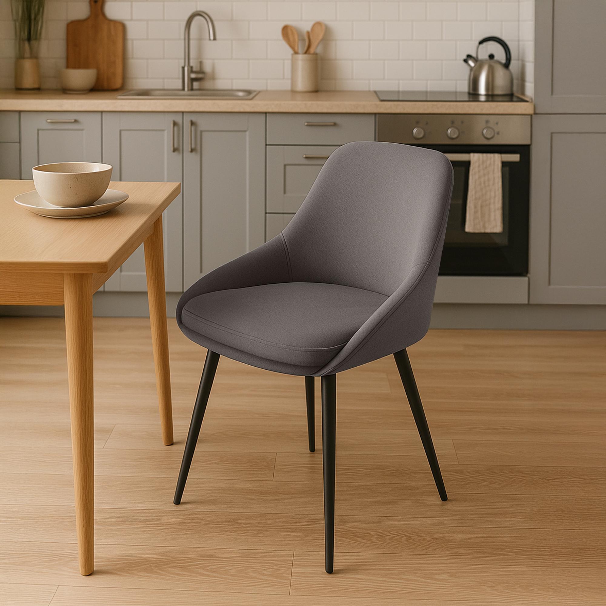Silla de comedor Elmira Terciopelo