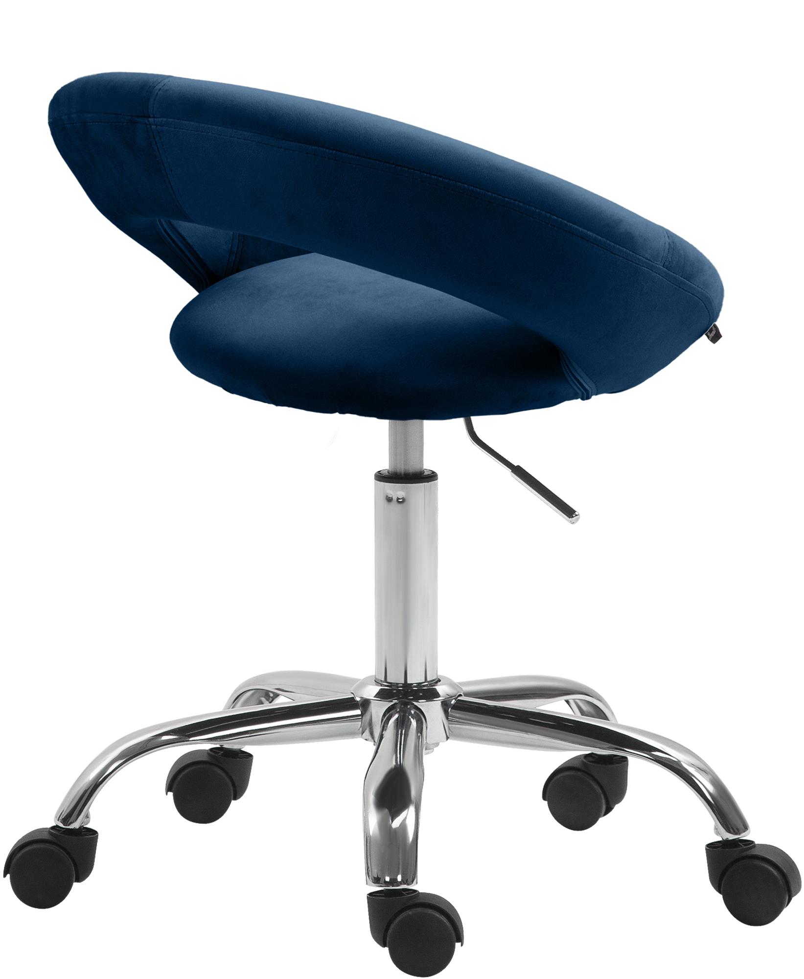 Taburete de trabajo de terciopelo Olinda