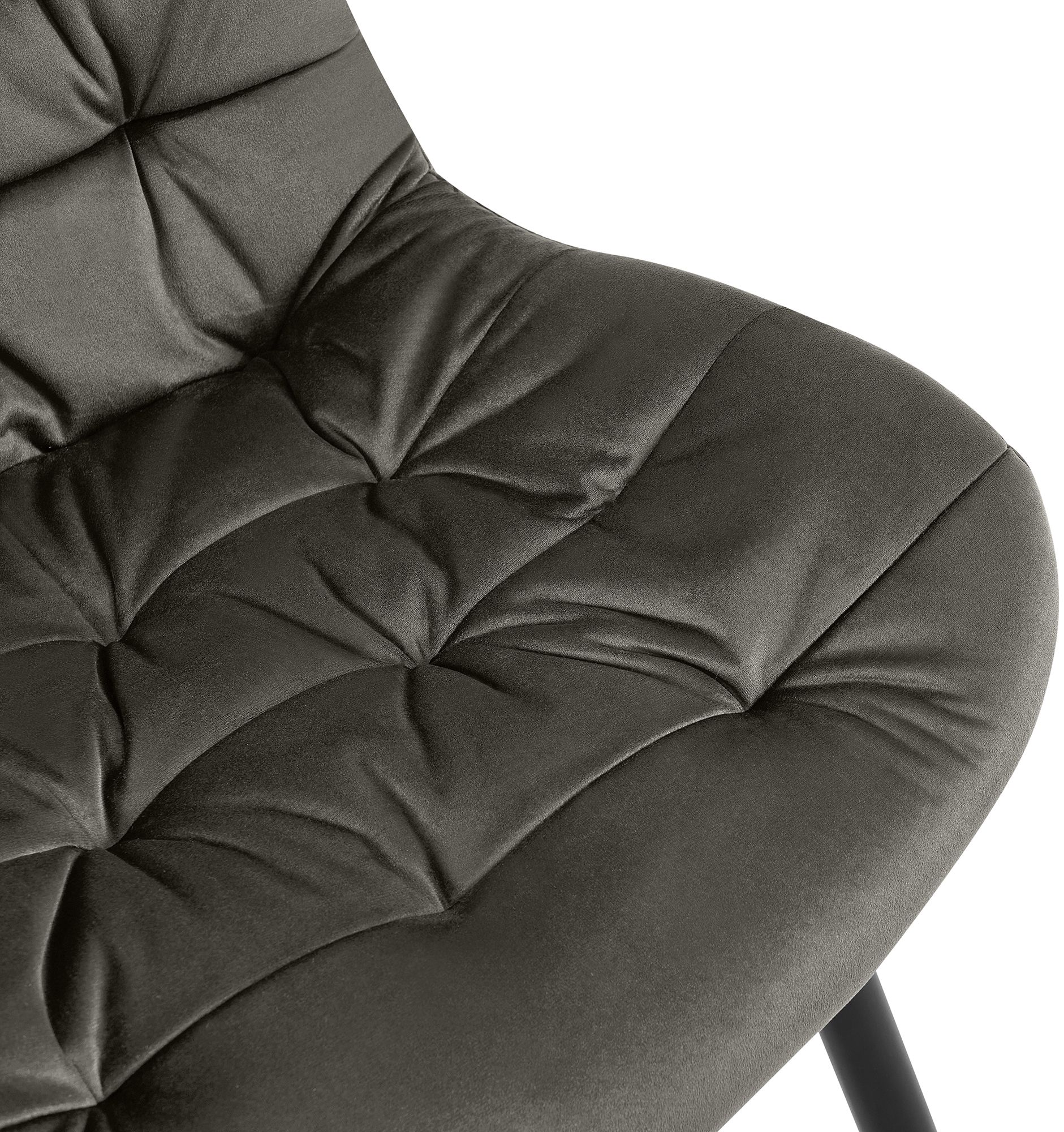 Silla de comedor de terciopelo Rossford