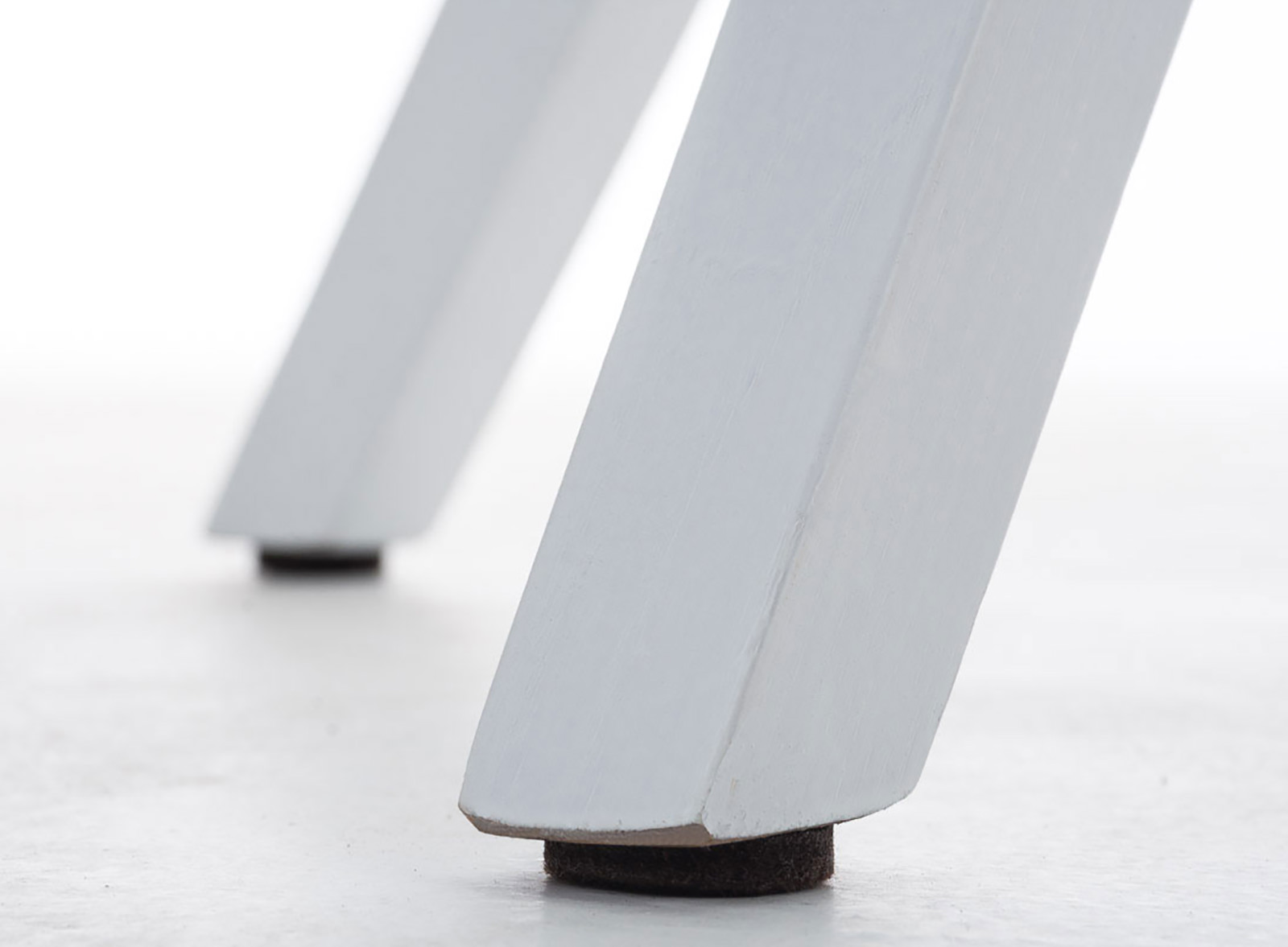 Set de 4 sillas de comedor Pegleg Square en tela