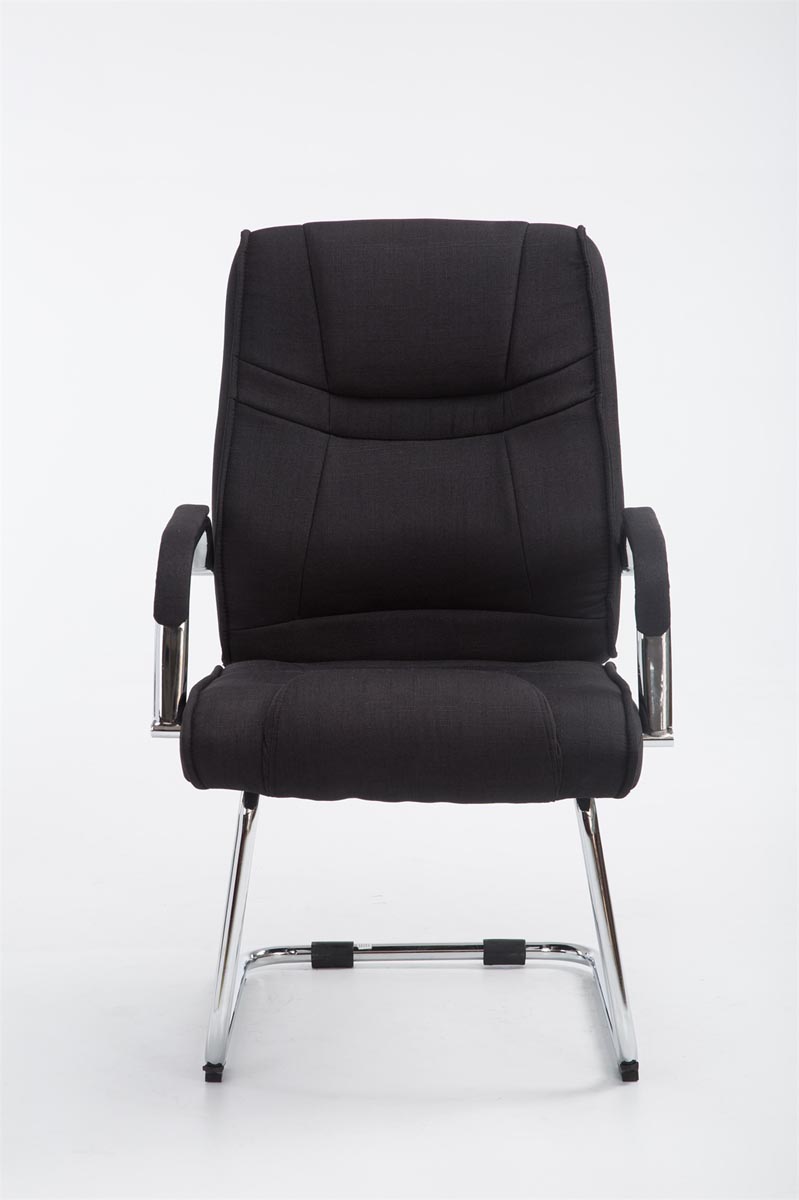 Silla Cantiléver XXL Attila Tapizada en Tela