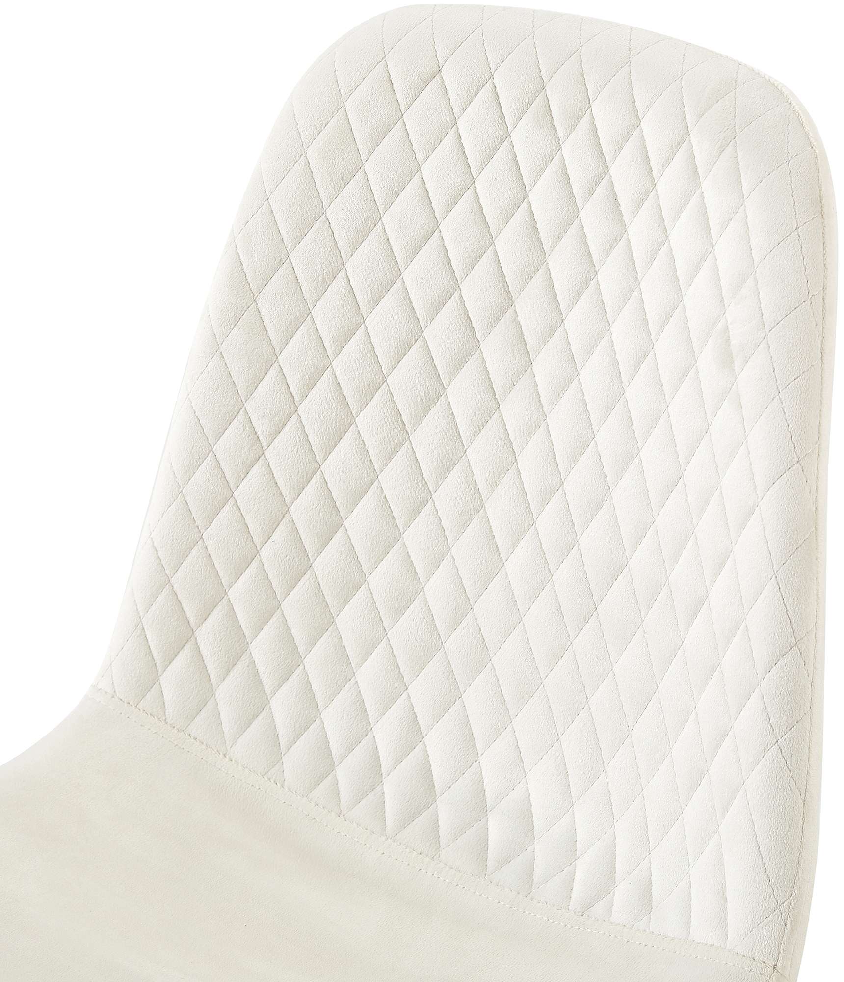 Set de 4 sillas de comedor Giverny en tela o terciopelo