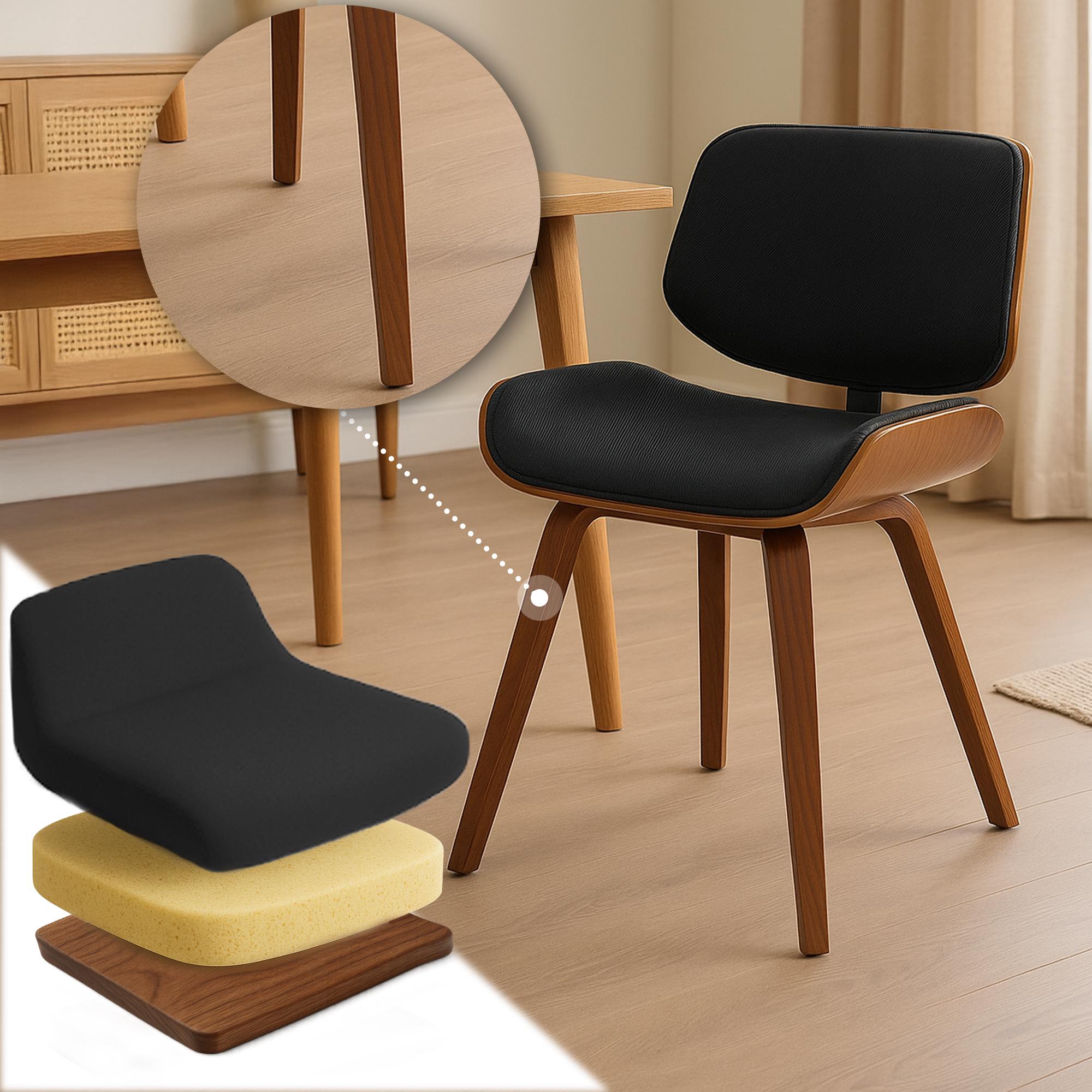 Sillas de comedor, set de 2, Beverley, tapizado de tela