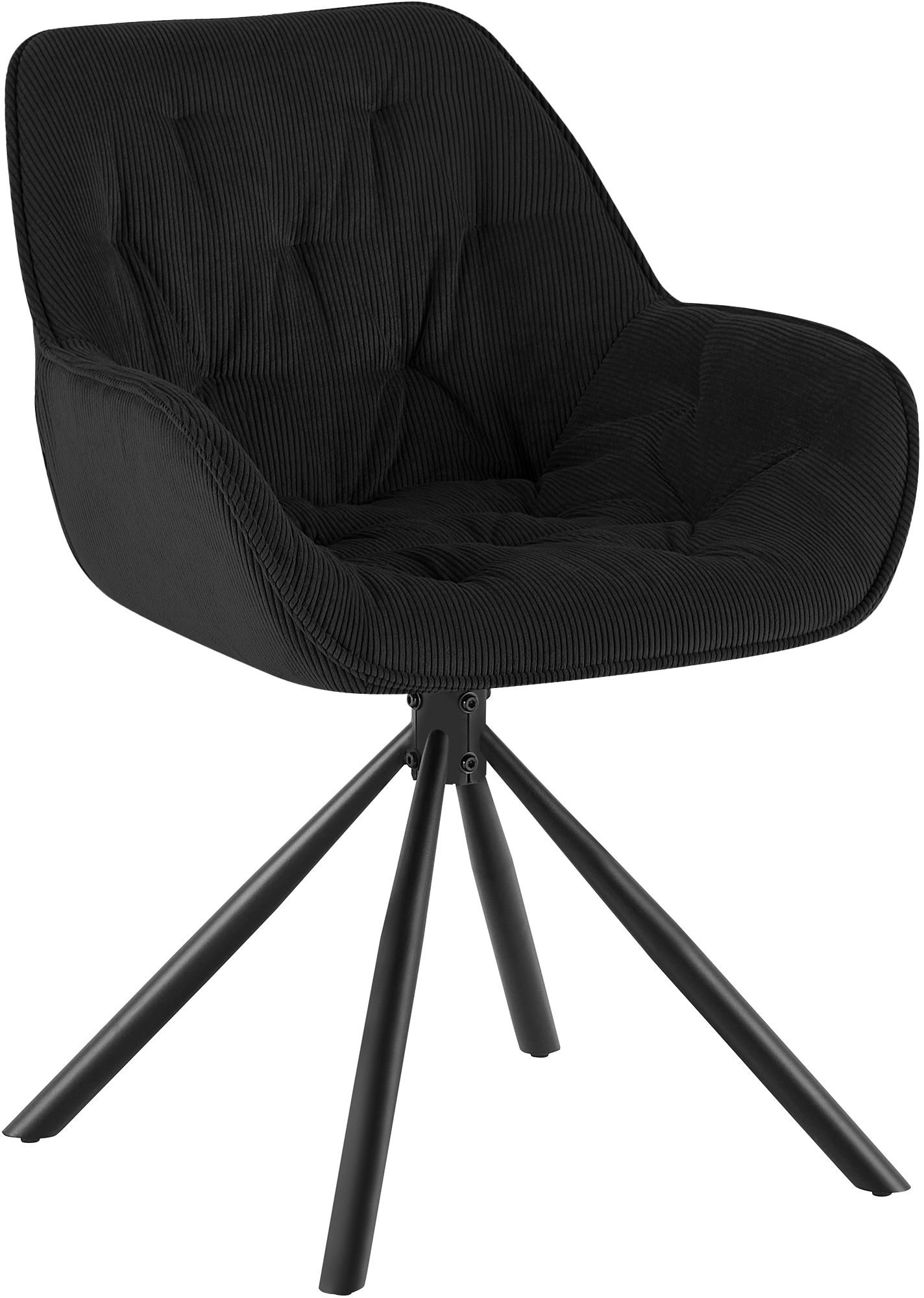 Silla de comedor Rimio de pana