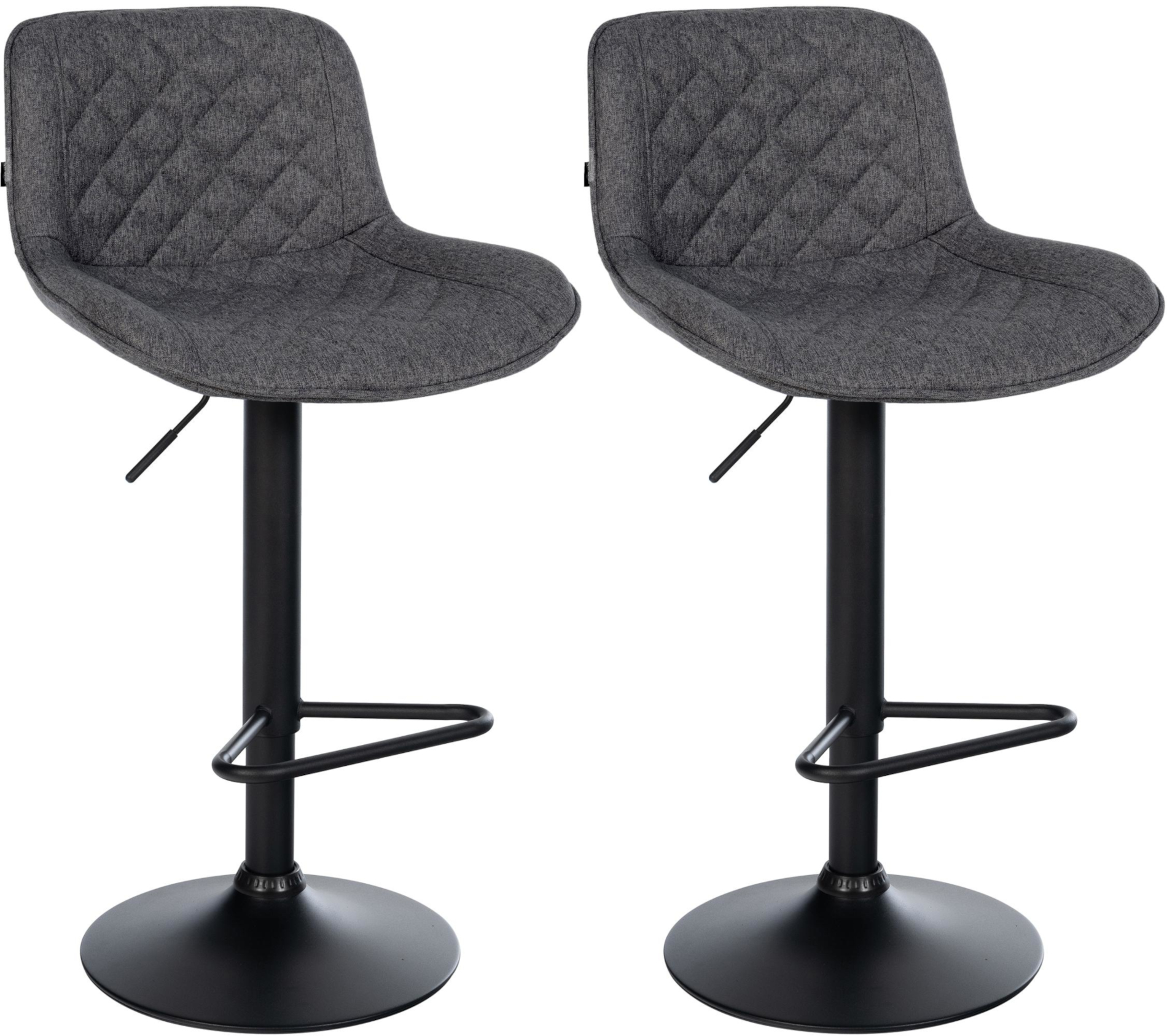 2er Set de taburetes de bar Kasson