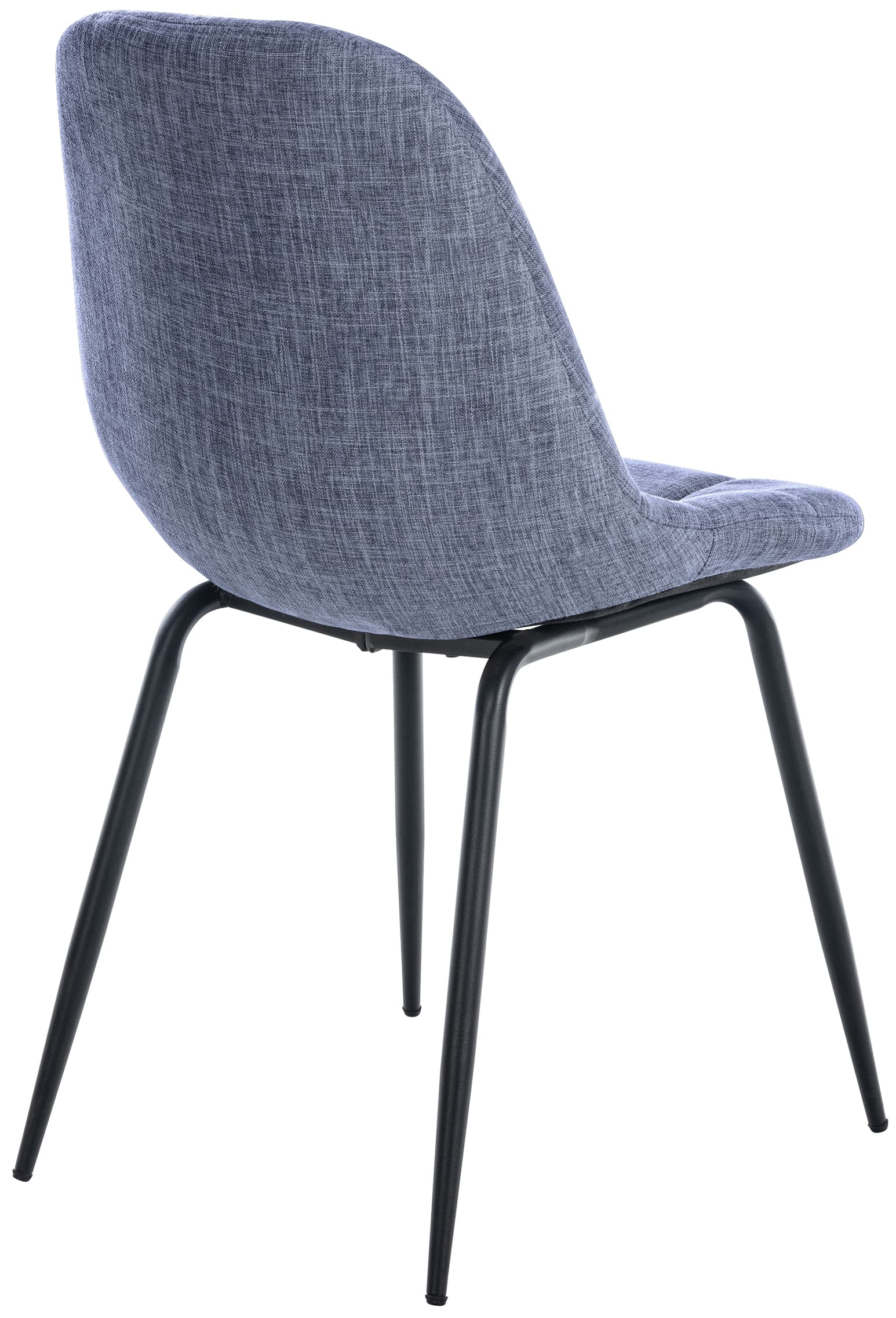 Set de 2 Sillas de comedor Tom en tela o polipiel