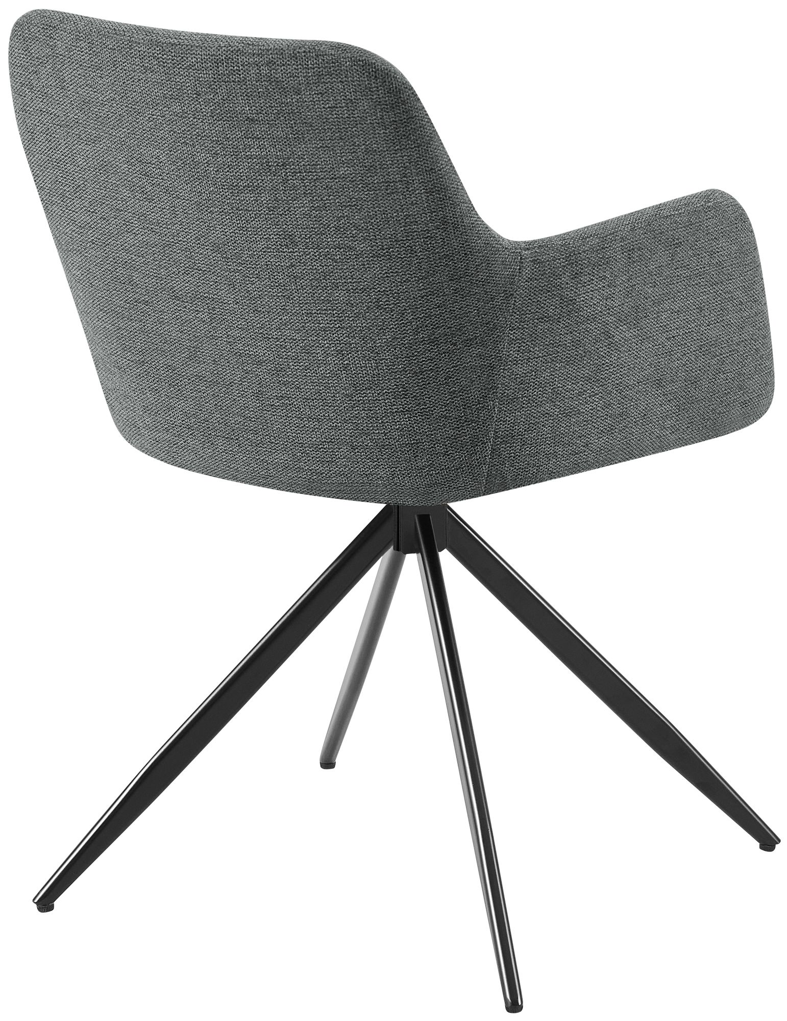 Silla de comedor Olema tapizada en tela