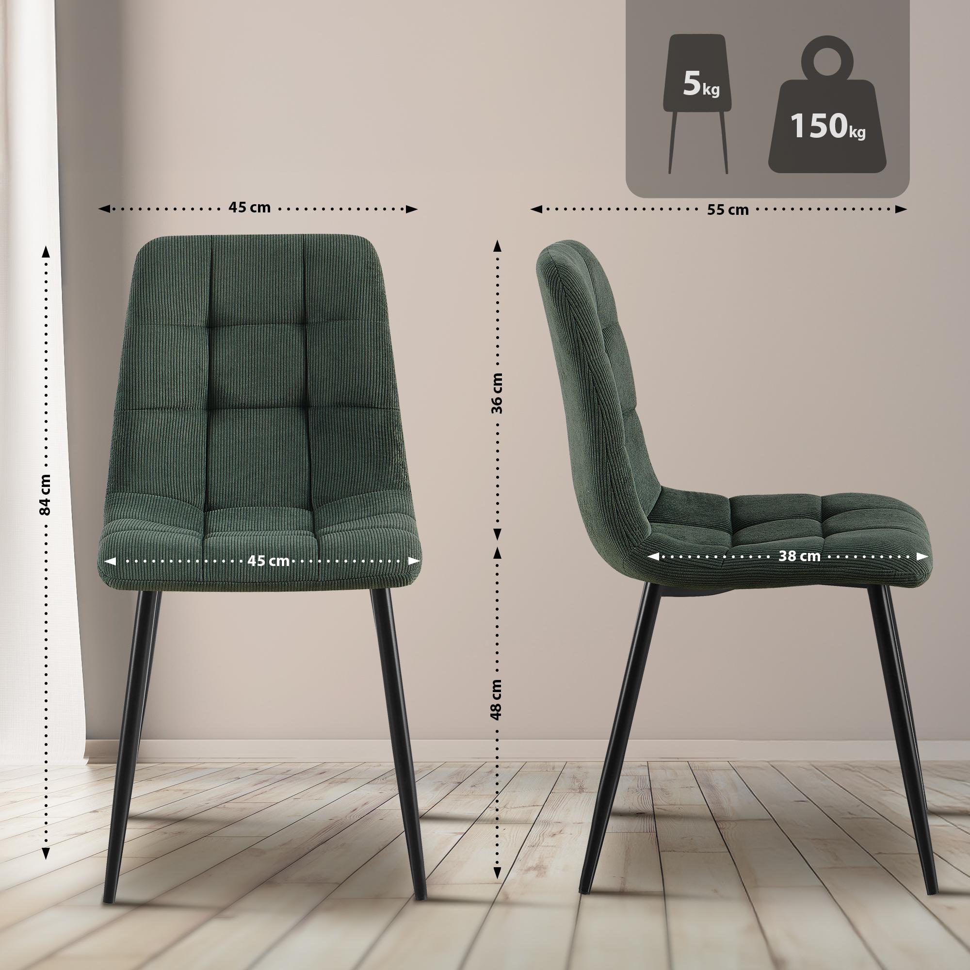Silla de comedor Antibes Cord