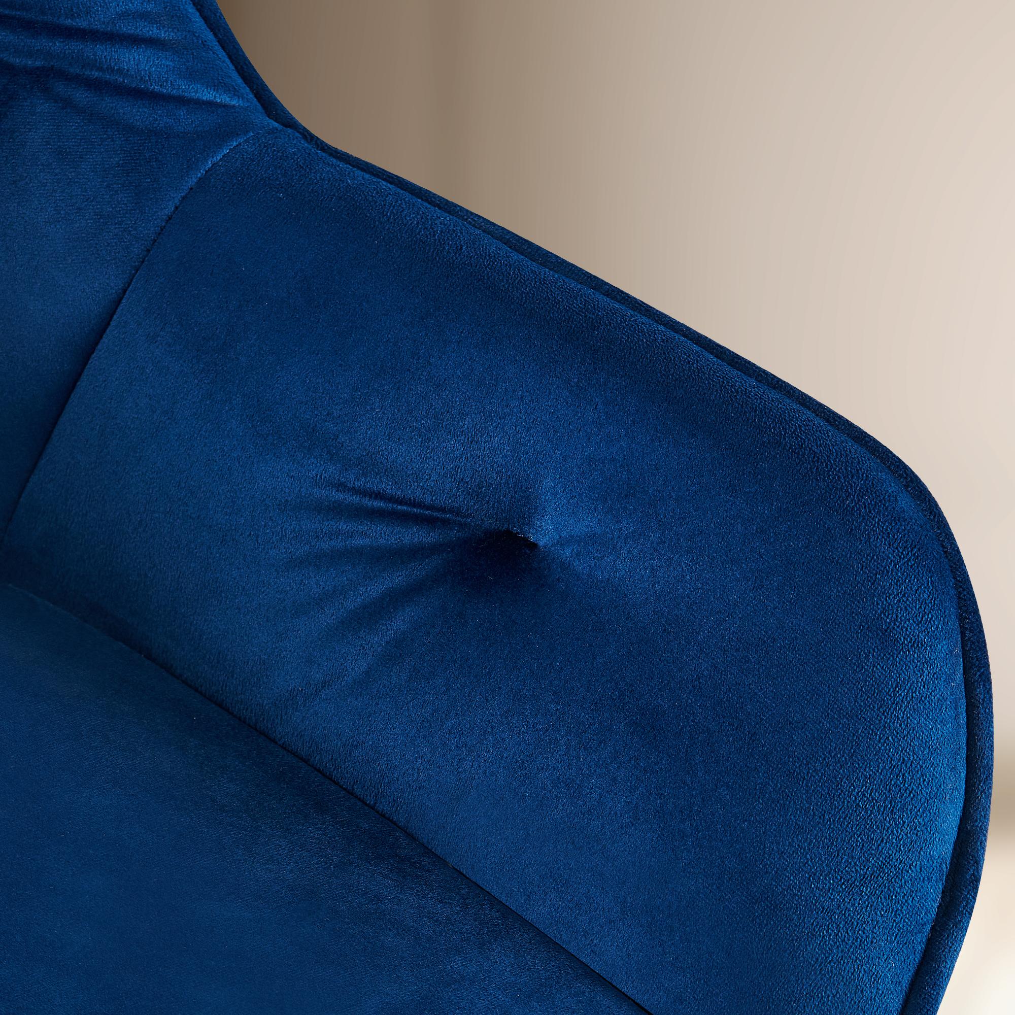 Silla de comedor Cassis con funda de terciopelo