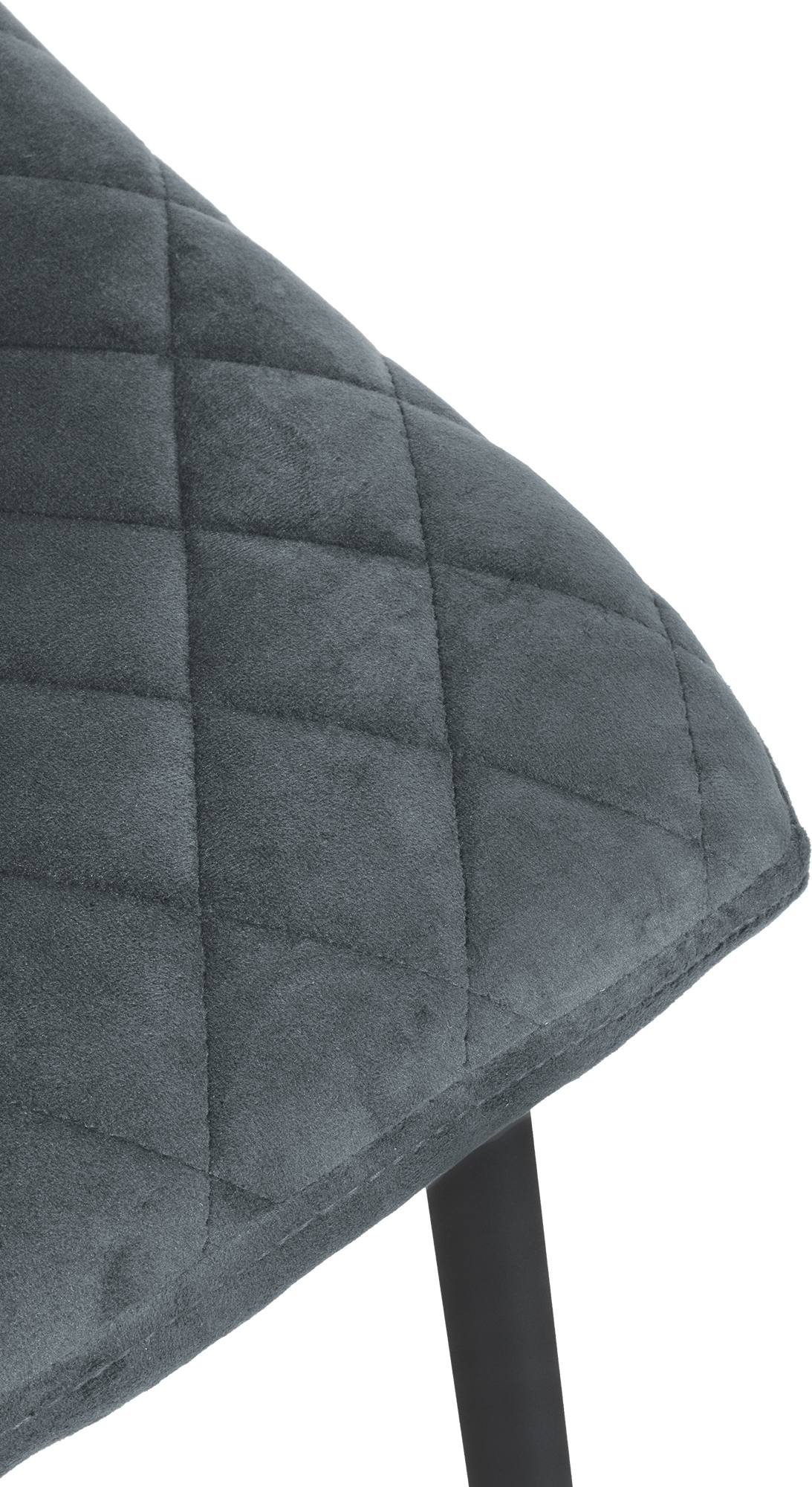 Silla de comedor Telde de terciopelo