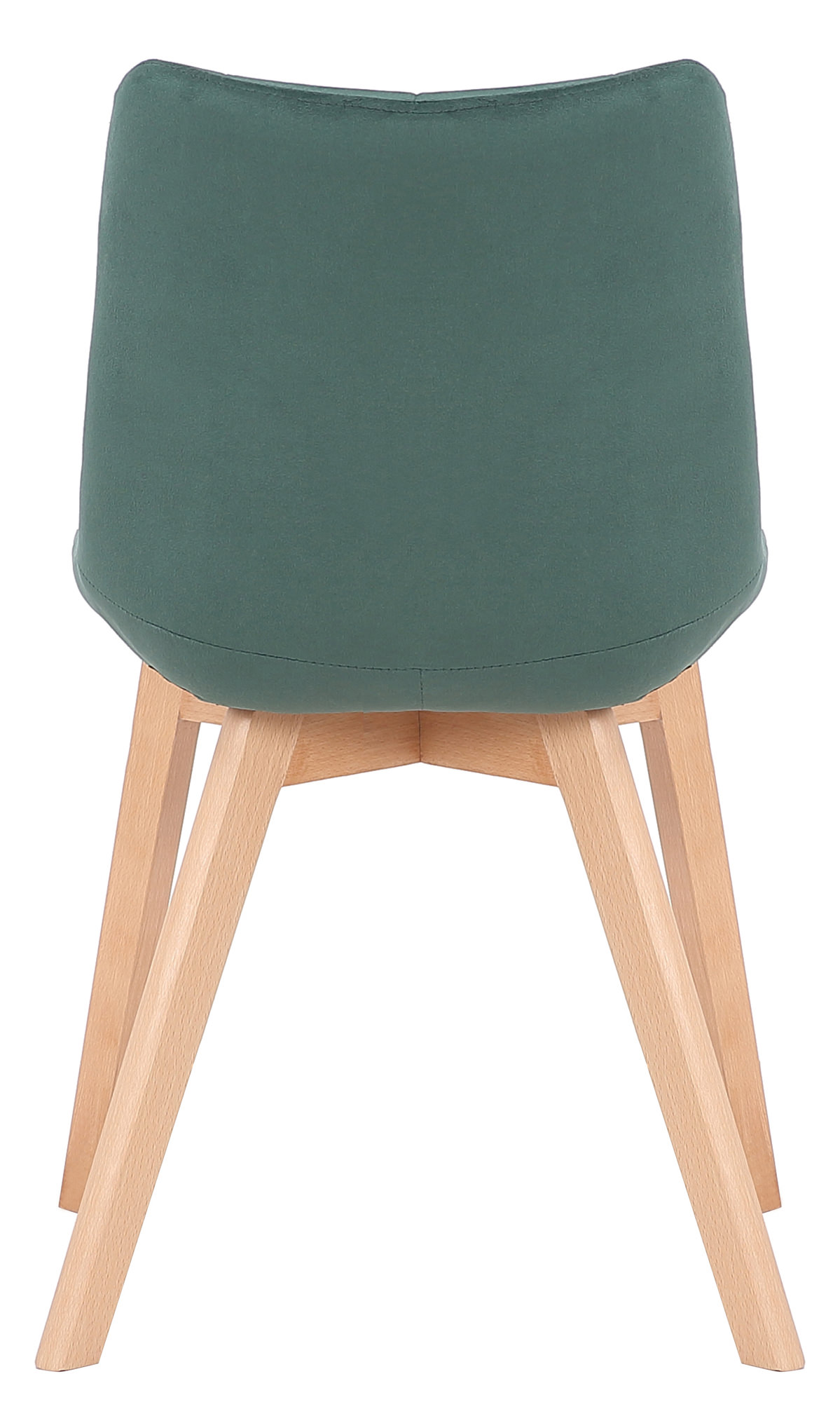 Silla de comedor Passaic en terciopelo